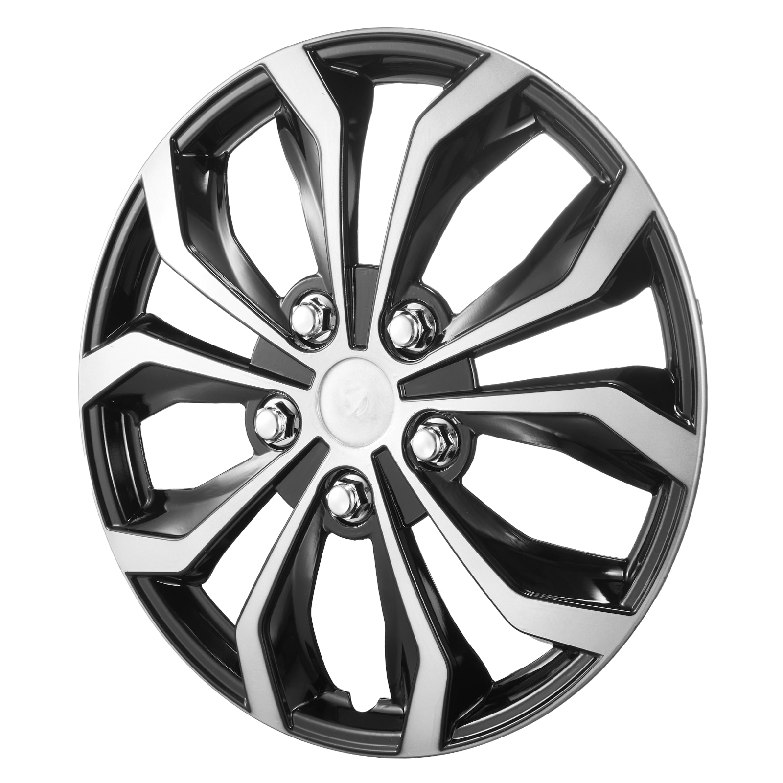 SVOPES SVOPESQFGLGGT11374V0 Wheel Covers - 15 - inch Diameter - Durable Anti - Scratch Tire Caps with Effortless Fit and Valve Access. Made of ABS and PC for Unmatched Sturdiness and Reduced Wind Drag Ideal for Every Weather Condition