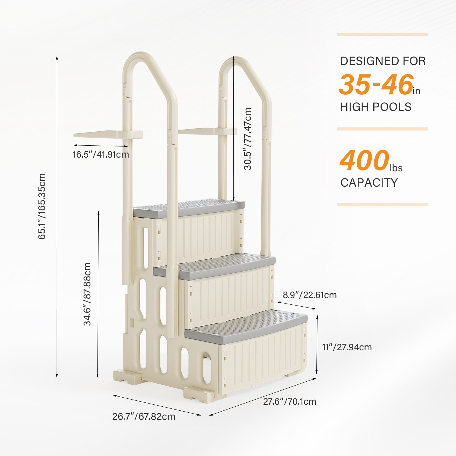 VINGLI LS-G58000602 Above-Ground-Pool-Lad-Steps - View #2