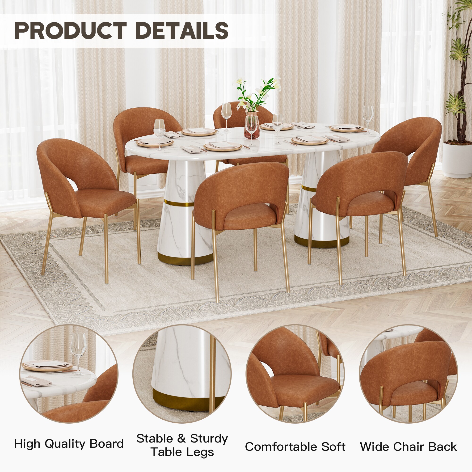 Boyel Living BL-134433BR Dining-Sets - View #4