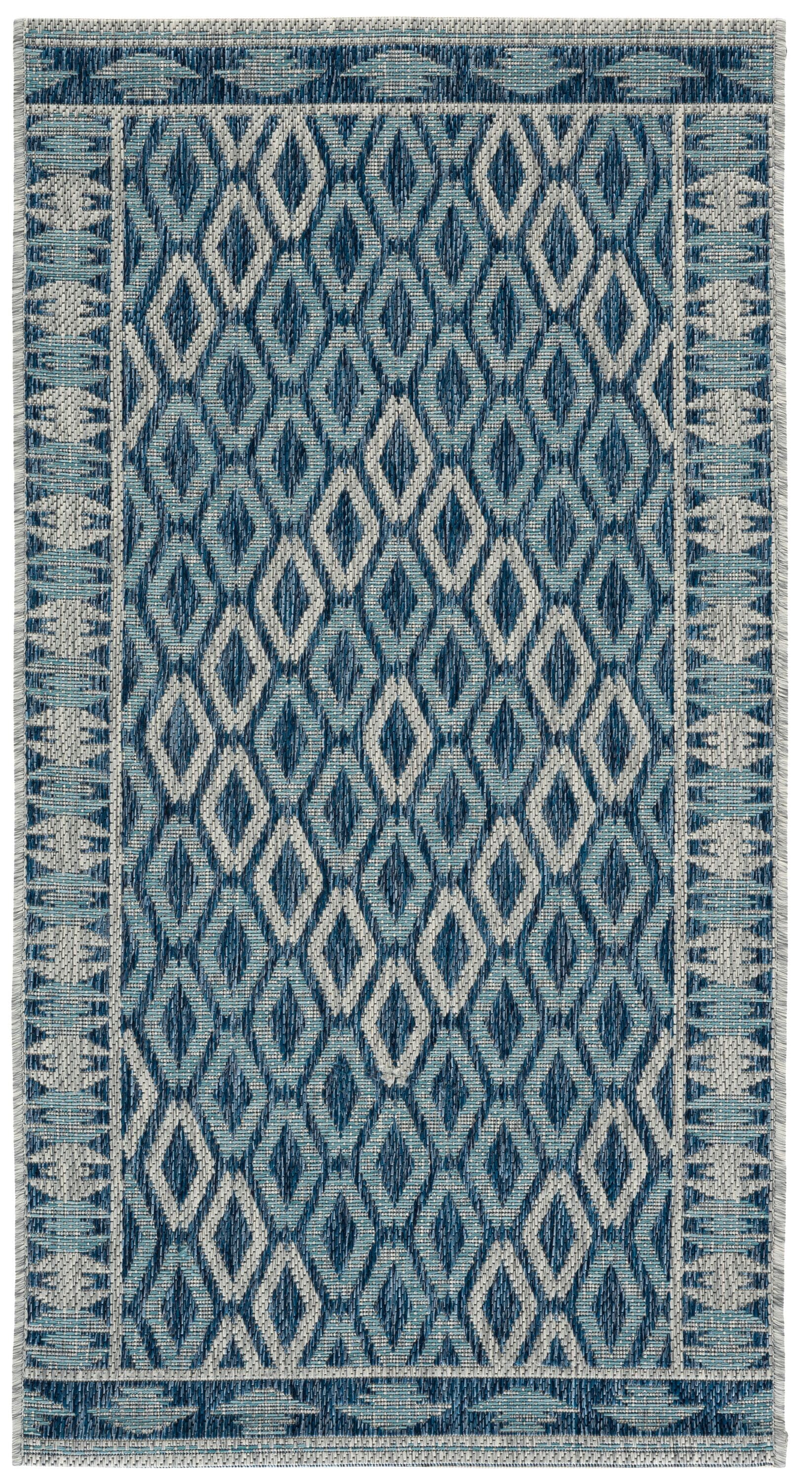 Cy 8531-36821 Navy Grey 2in-7ft x 5in Rug