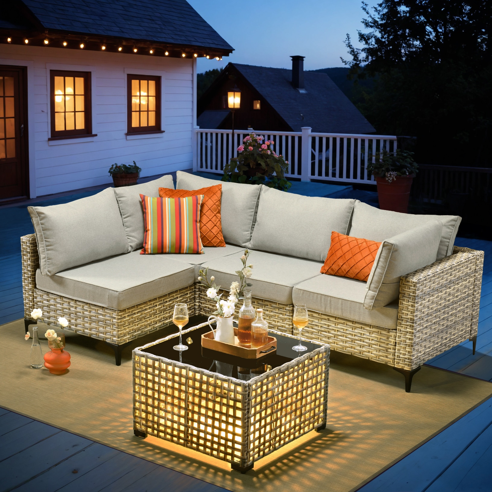 Ovios SK405 Patio-Conversation-Sets - View #2