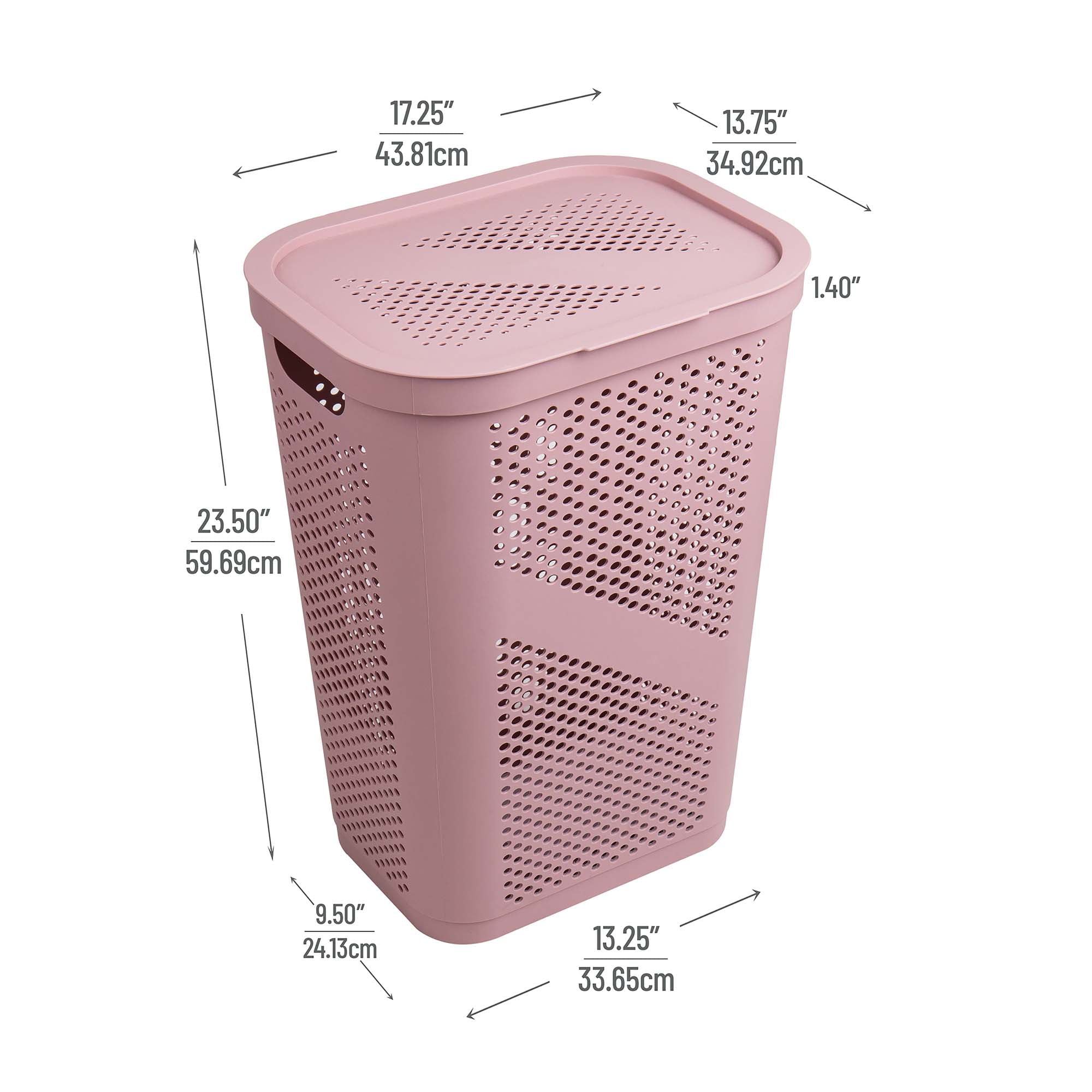 Mind Reader 2HBIN60-PNK Hamper-Baskets - View #3