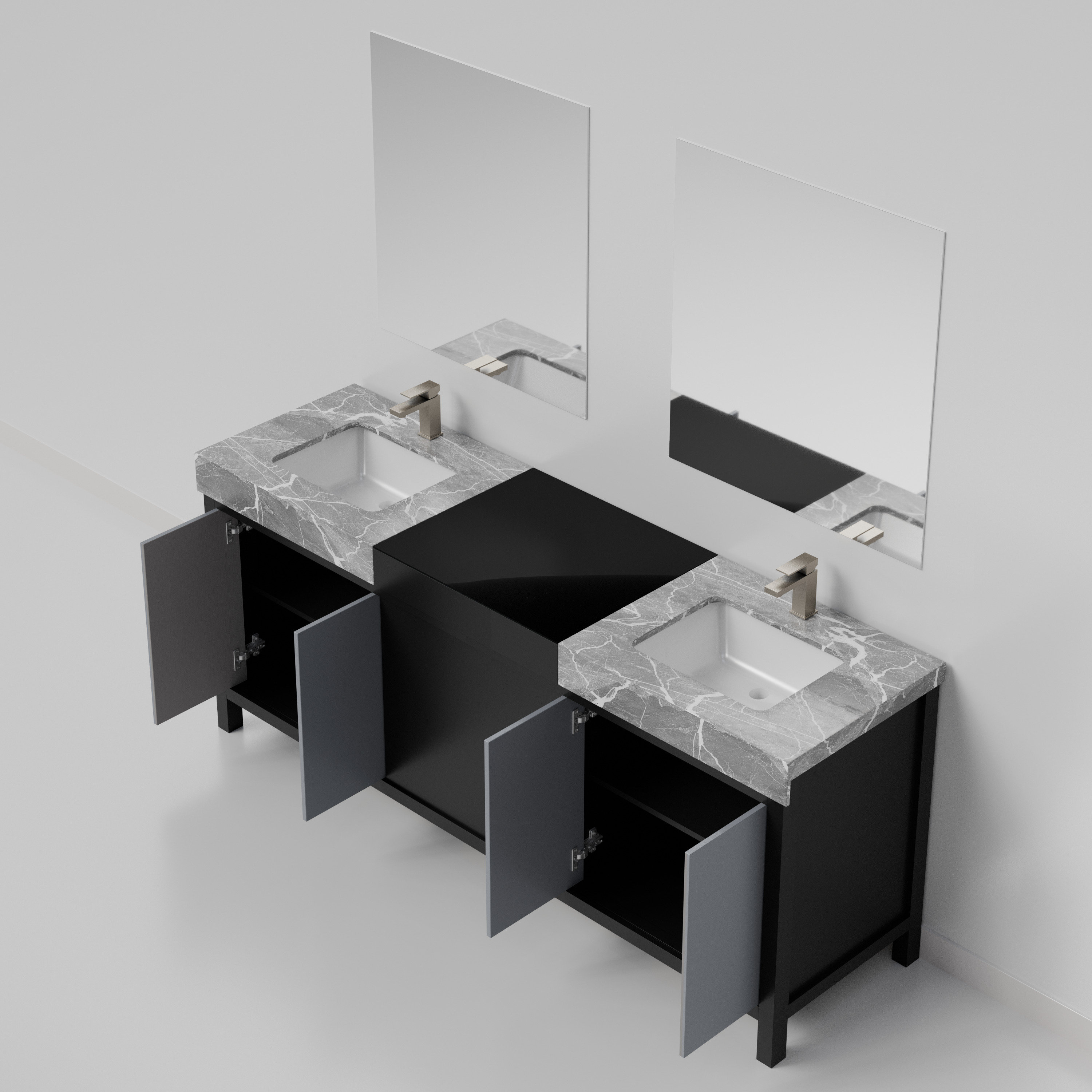 Lexora LZ342280DLISM30FBG Bath-Vanity-Combo - View #9