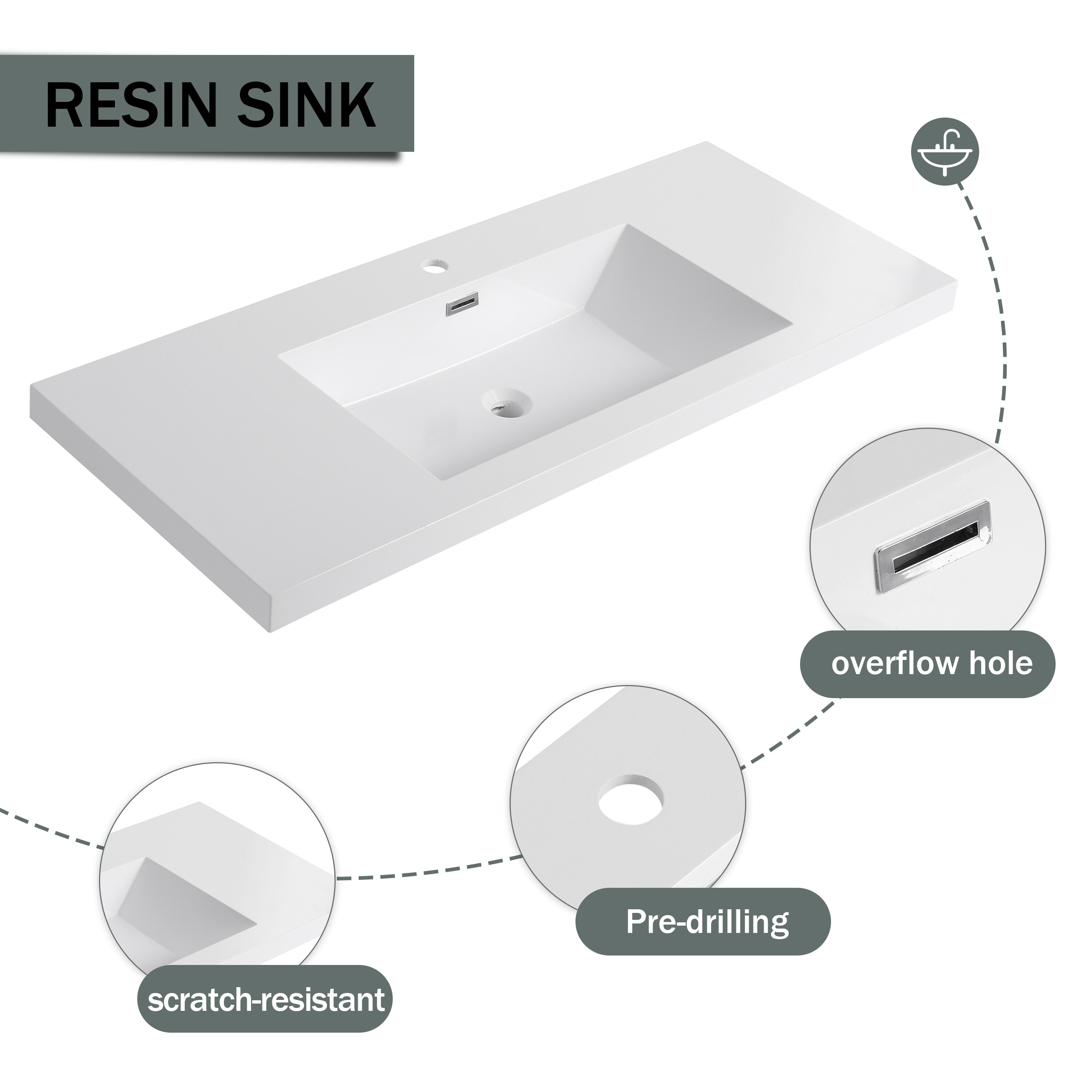WELLFOR GLEM-46647 Bath-Vanity-Combo - View #6