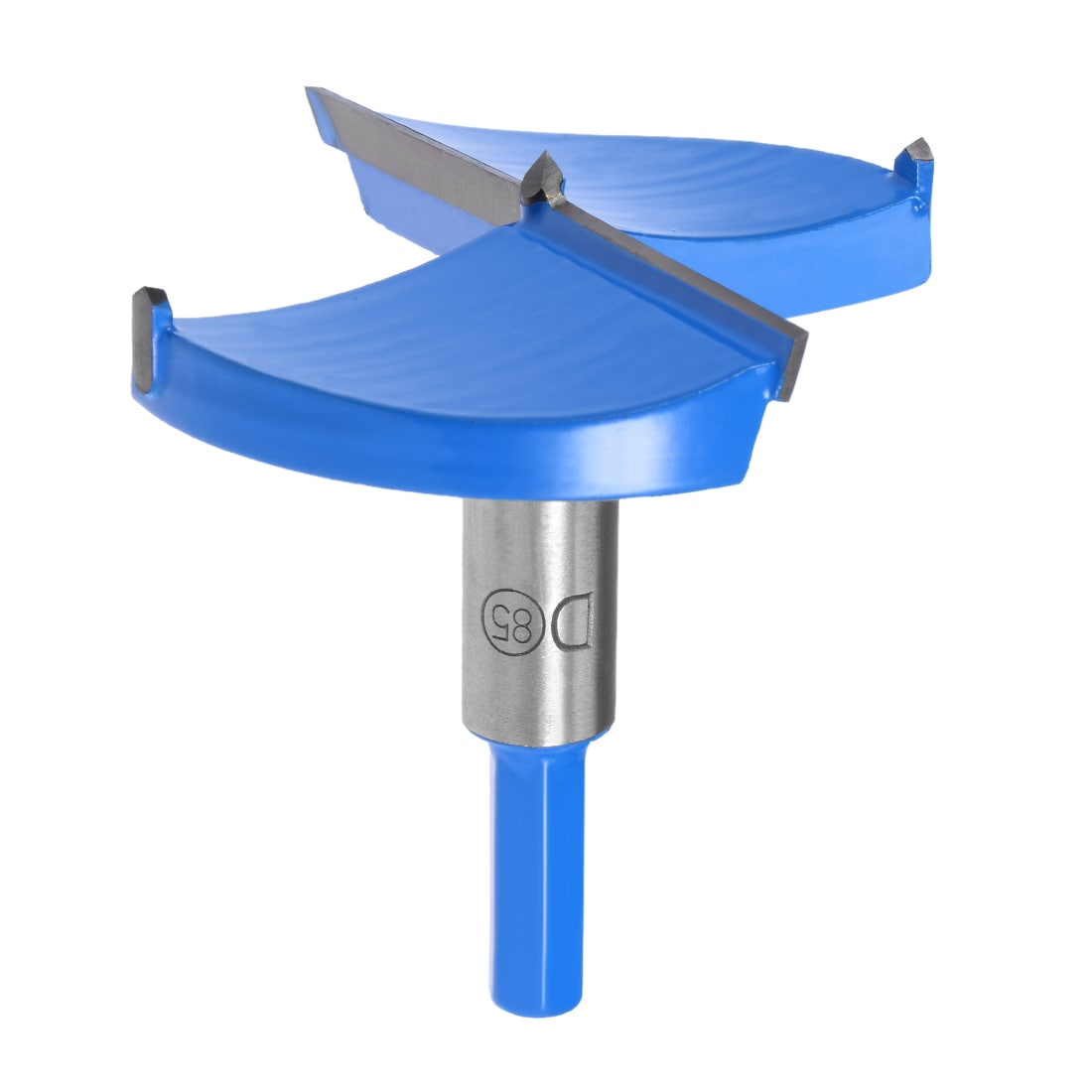 Unique Bargains Forstner Drill Bits 85mm Tungsten Carbide Wood Hole Saw Auger Opener Woodworking Hinge Hole Drilling Boring Bit Cutter (Blue Gray) #S26051300UX4184