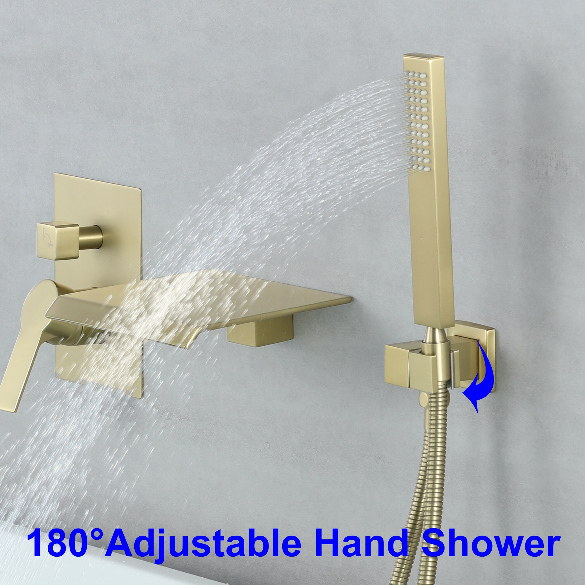WELLFOR SPA-88021BG Roman-Tub-Faucets - View #7
