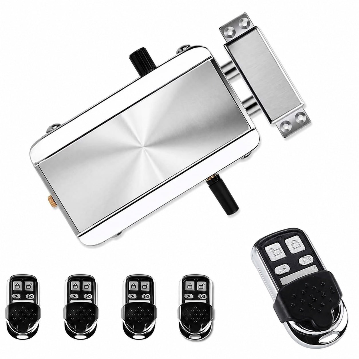 Aoibox  Electronic Keyless Deadbolt with 4 Remote Controls and Automatic Locking