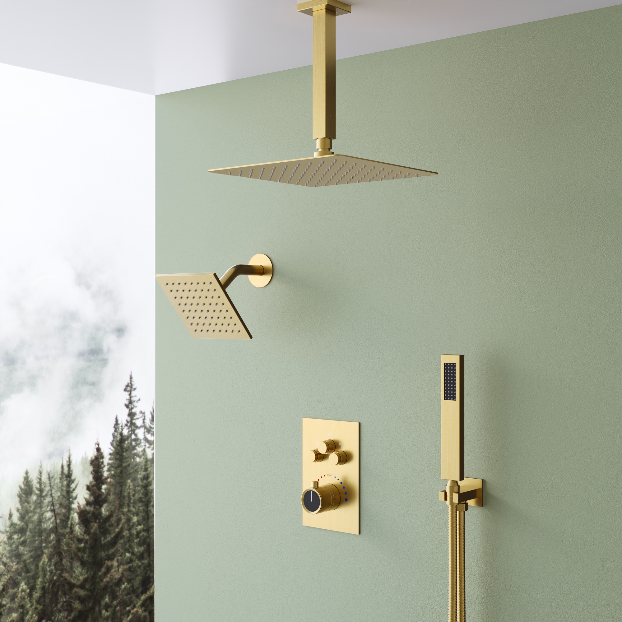 EVERSTEIN Q-923-OTOP Showerhead-Bar-Panels - View #13