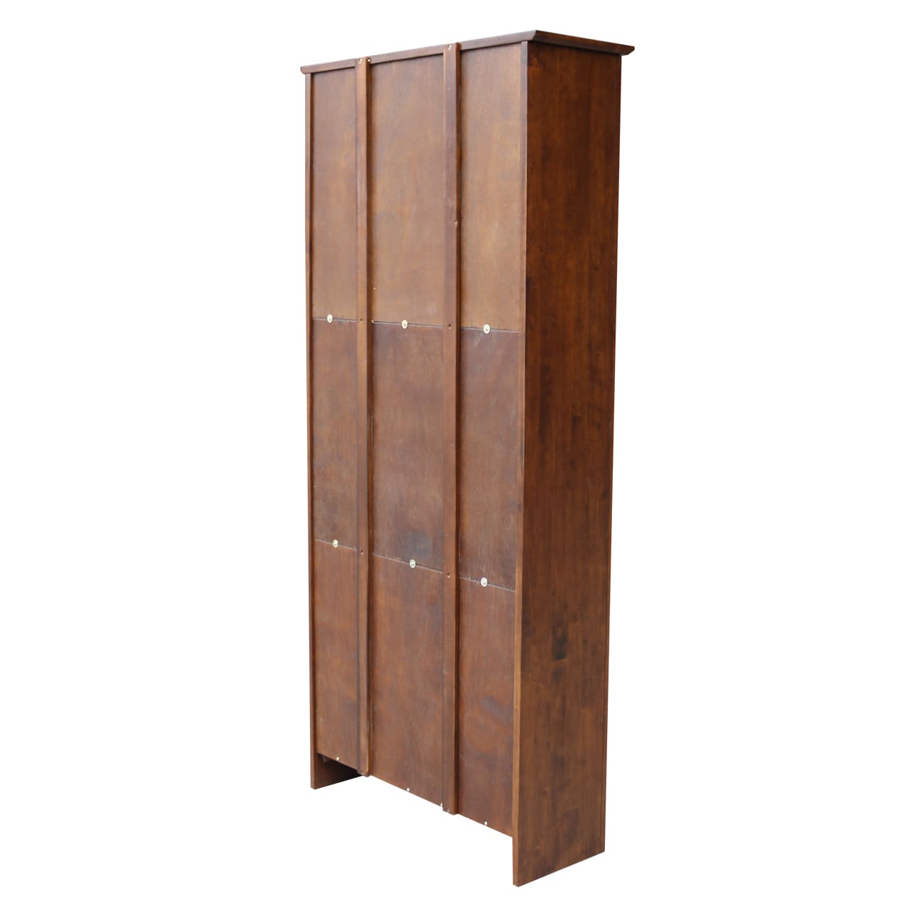Espresso Adjustable Solid Wood Shaker Bookshelf