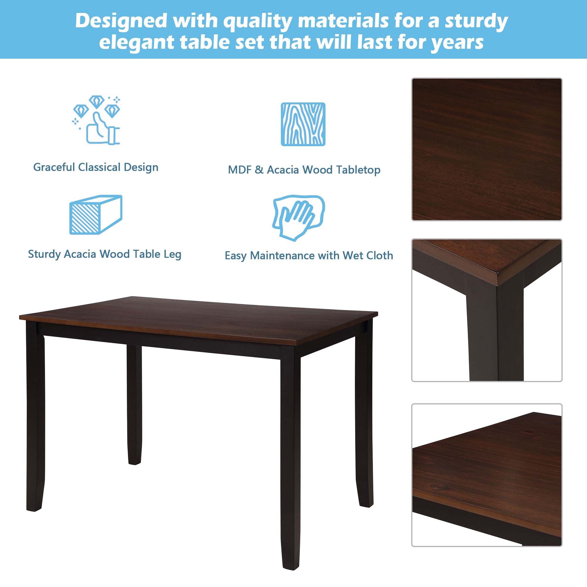 Clihome CL-TP0088B Dining-Sets - View #9