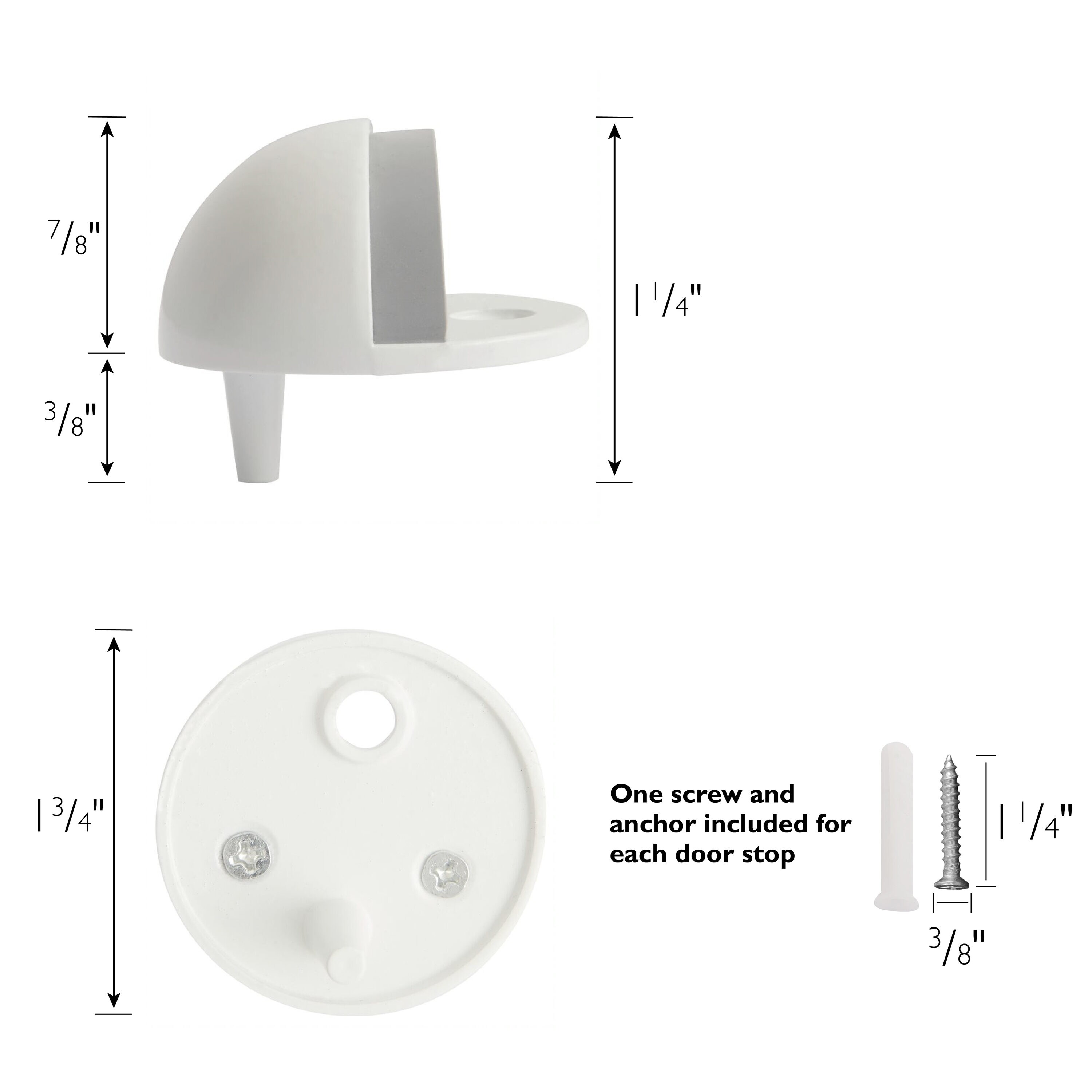 Design House 188334 Door-Bumpers-Stops2 - View #4