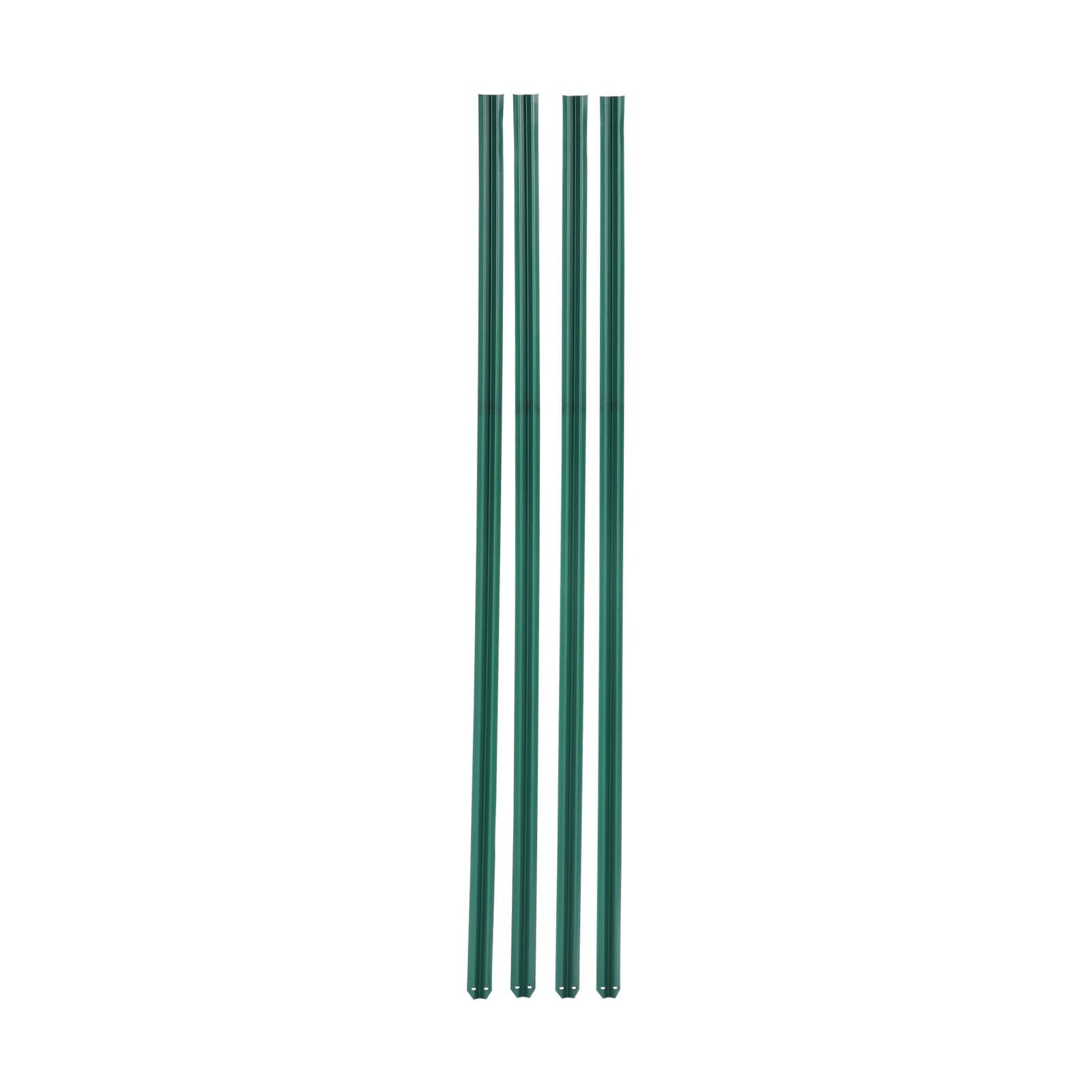 Bottom Locking Privacy Slats Single-Wall Vertical for 5-ft Chain-Link Fence HDPE Chain Link Slats Garden Farm Sports Field 56.5-in Length Green