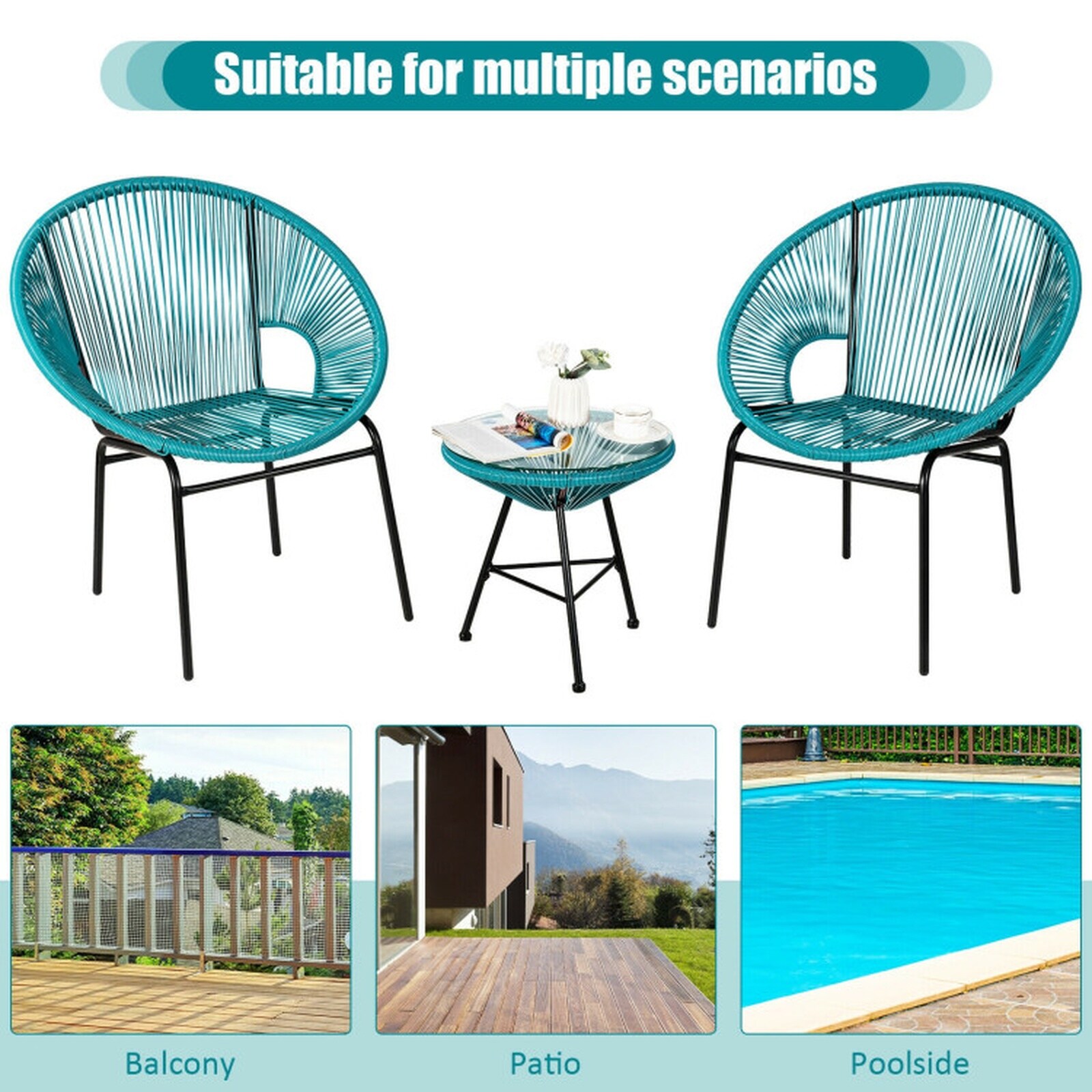 SUGIFT LW102SUGHY0469 Patio-Conversation-Sets - View #6