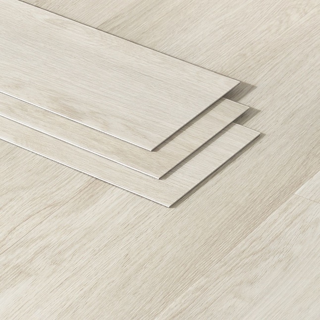 Artmore Tile Loseta Wood Look Washed, White Wood Look Vinyl Plank Flooring