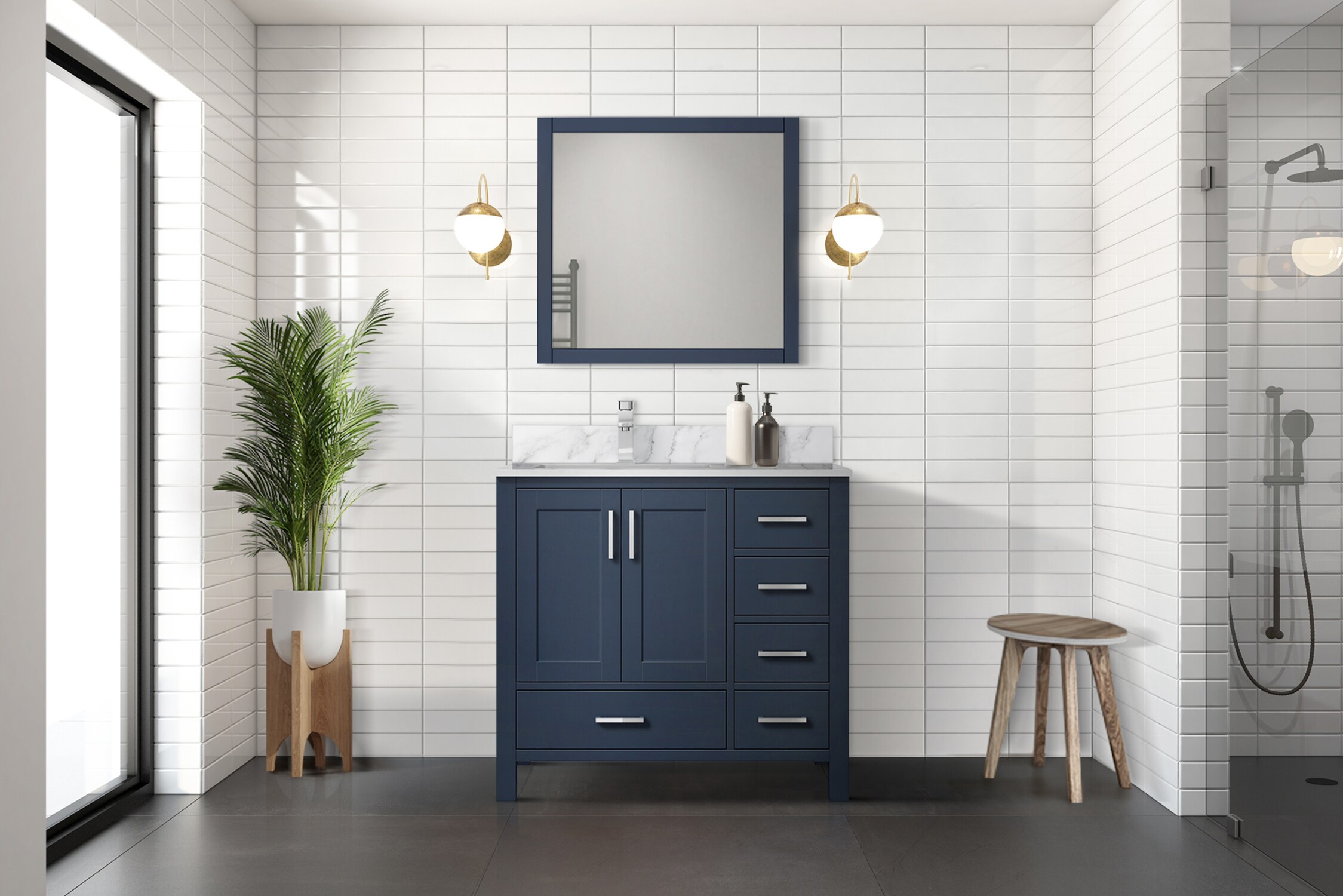 Lexora LJ342236SEDSM34FL Bath-Vanity-Combo - View #10
