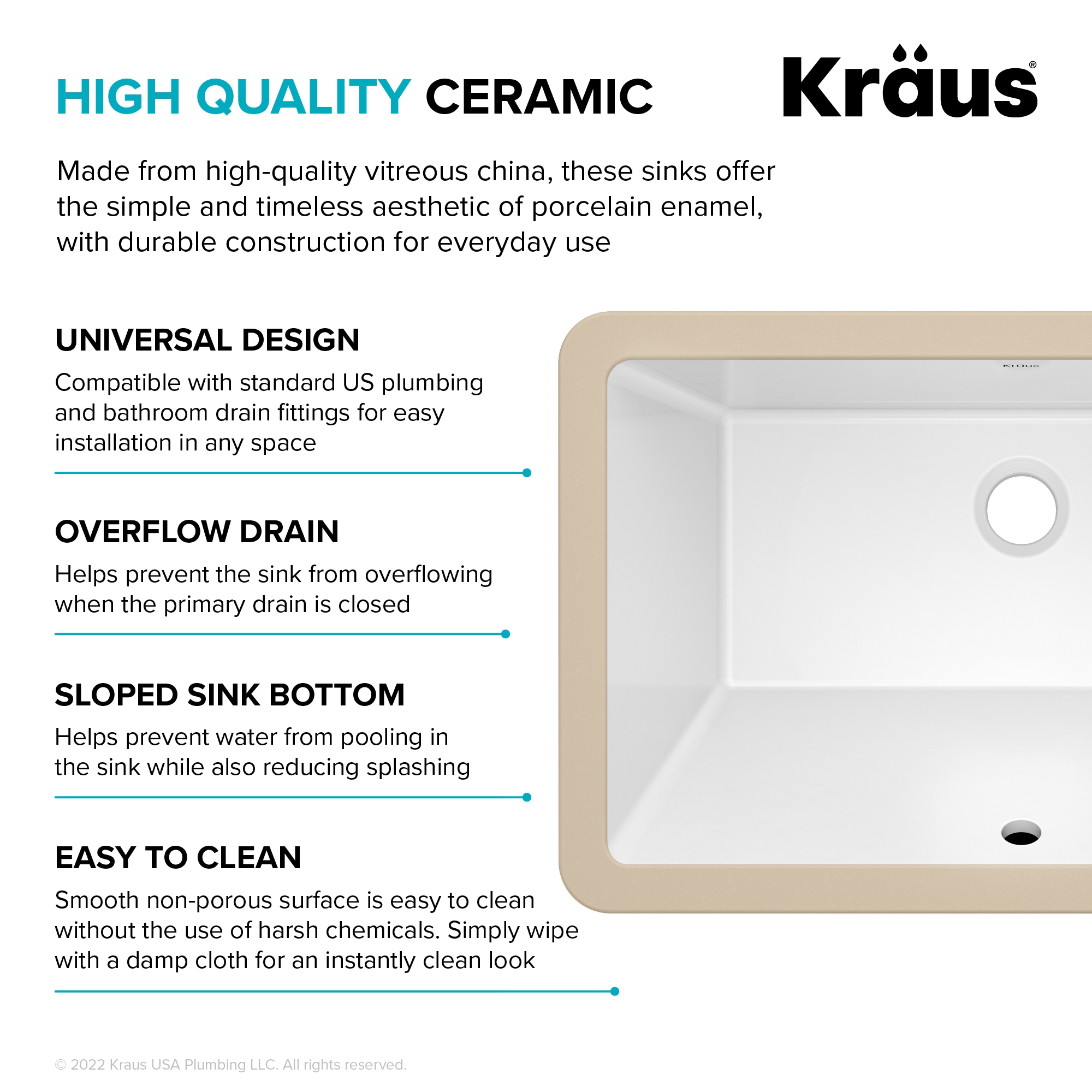 Kraus KCU-242 Bath-Sink - View #13