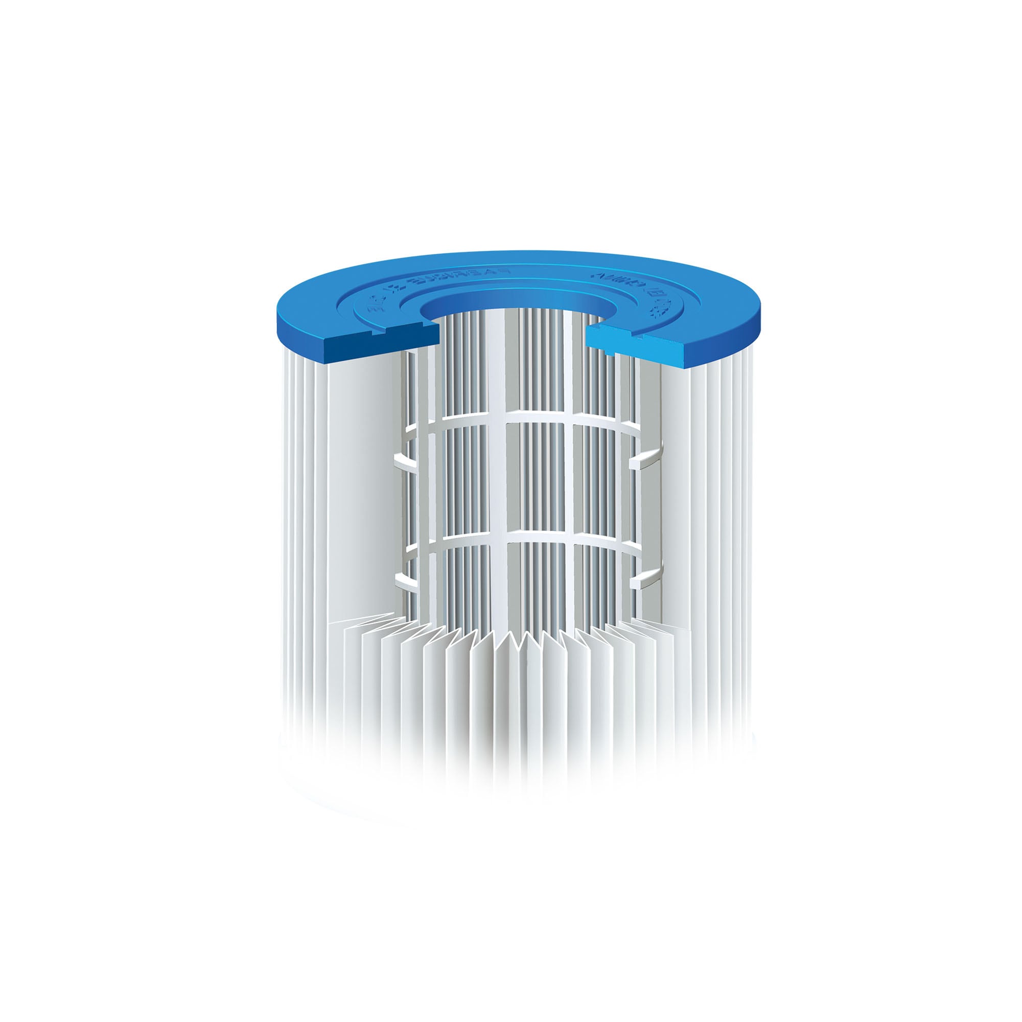 Summer Waves Blue and White Pool Filter Cartridge 6-Pack