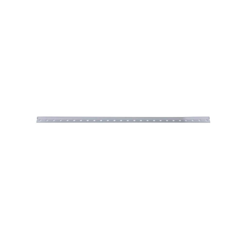 Rubbermaid Homefree Satin Nickel Shelving Rail (Common: 48-in x 1.25-in ...