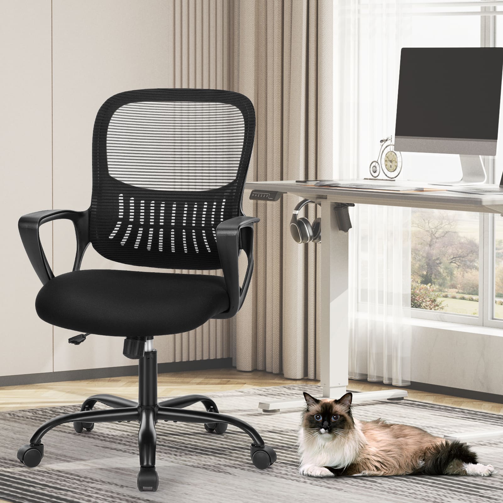 Sweetcrispy L-C-3718-BK Office-Chairs - View #2