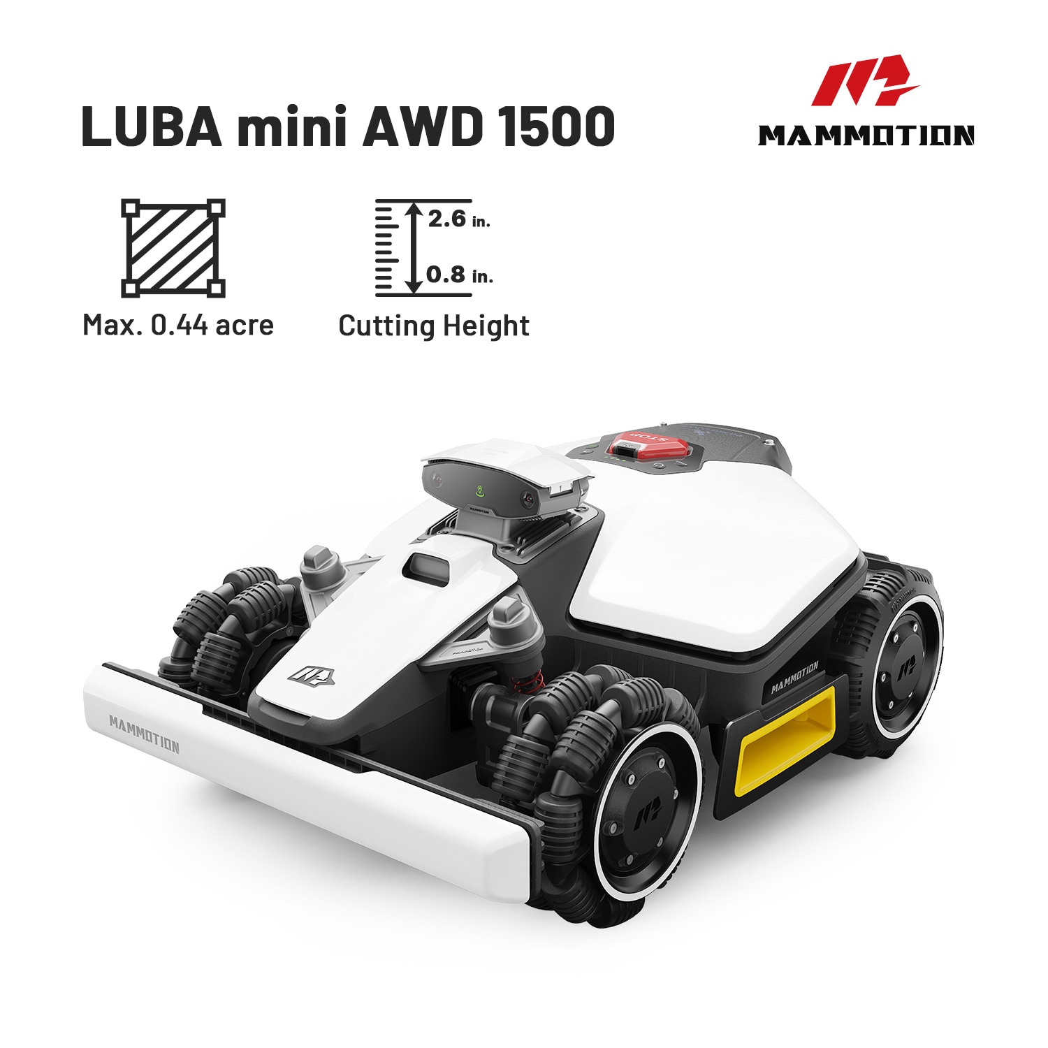 MAMMOTION LUBA MINI AWD 1500 Robotic-Mowers - View #2