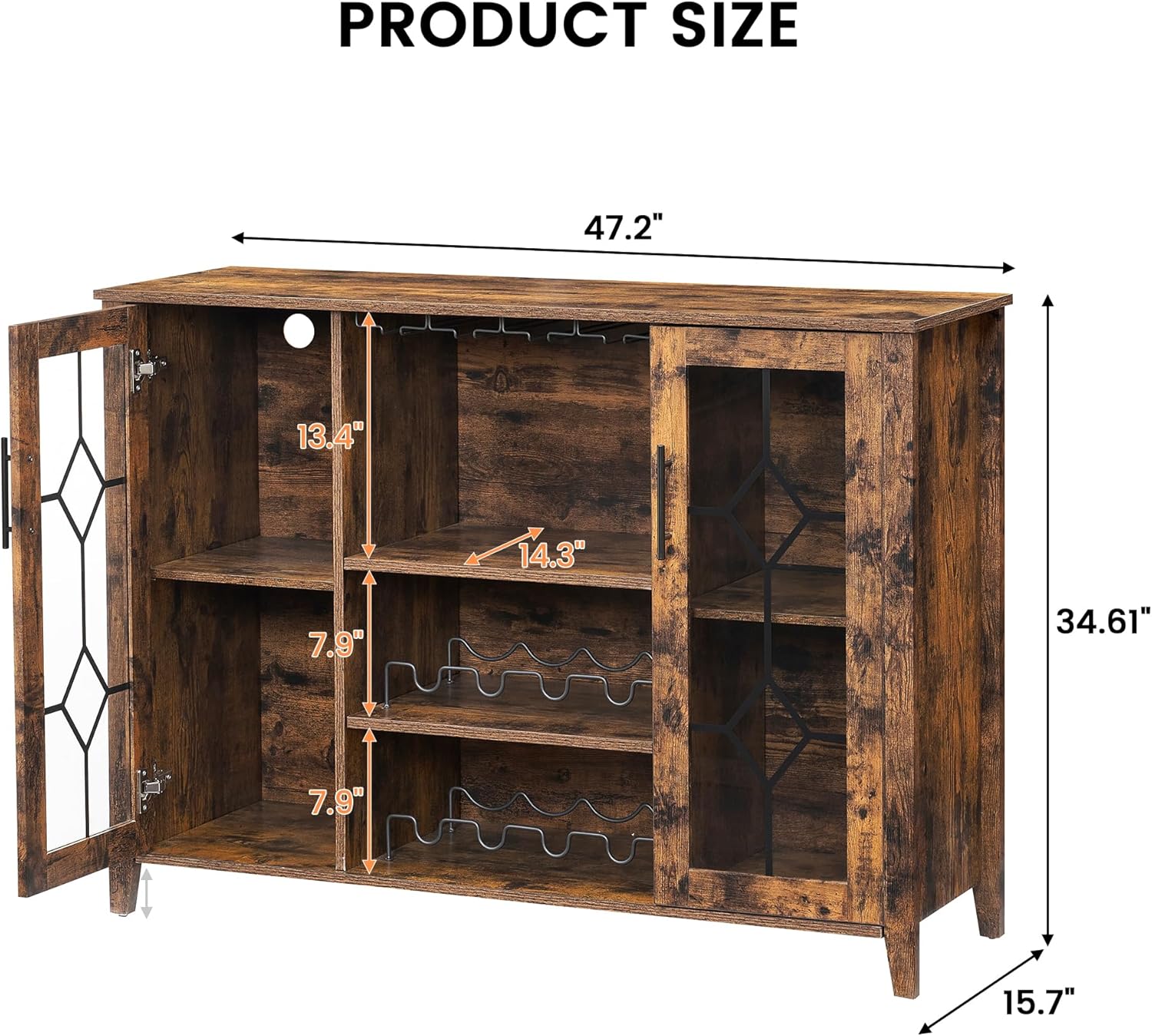 Garvee Q3D-VV6523 Wine-Racks - View #2