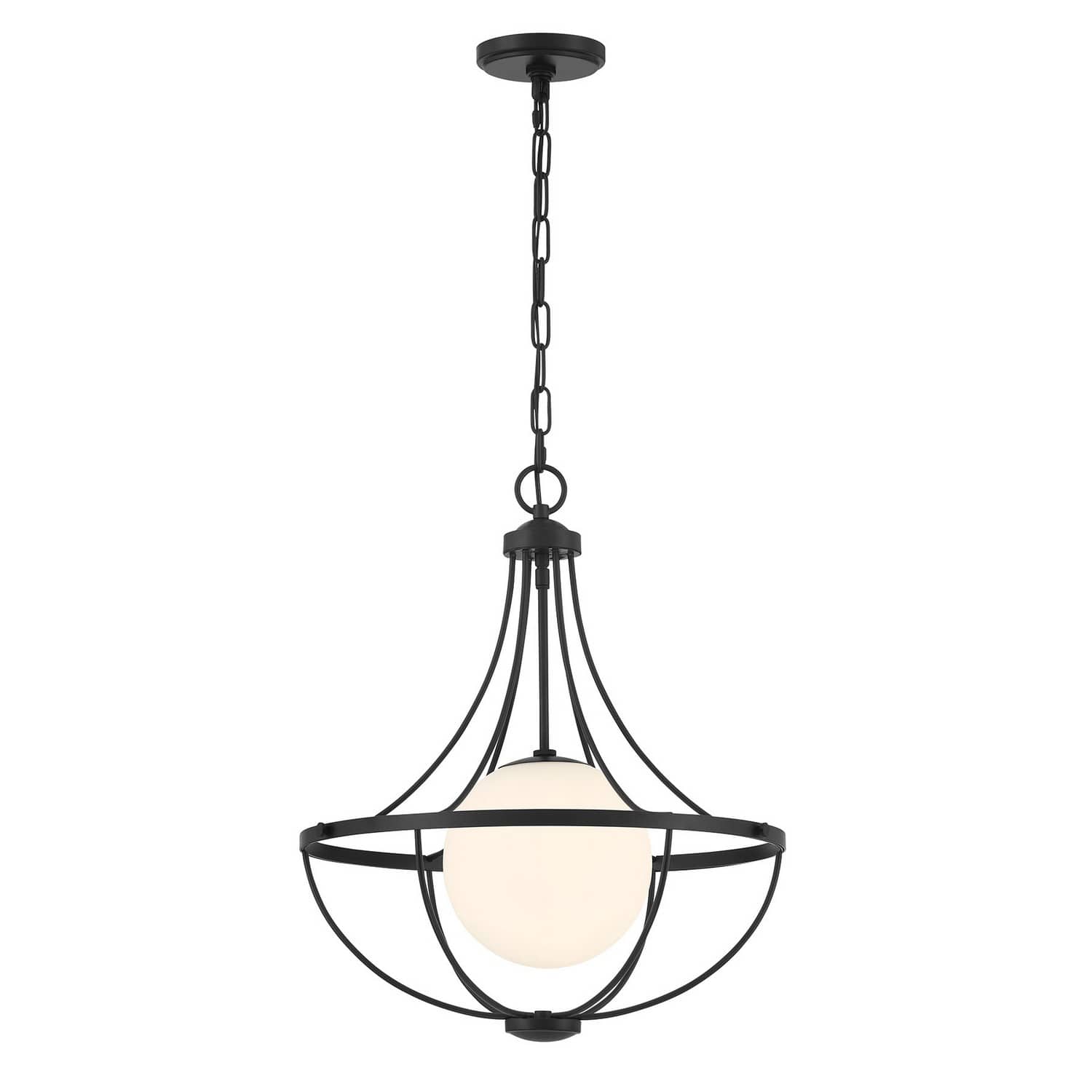 Trade Winds Lighting TW74055MBK Pendant-Lights - View #3