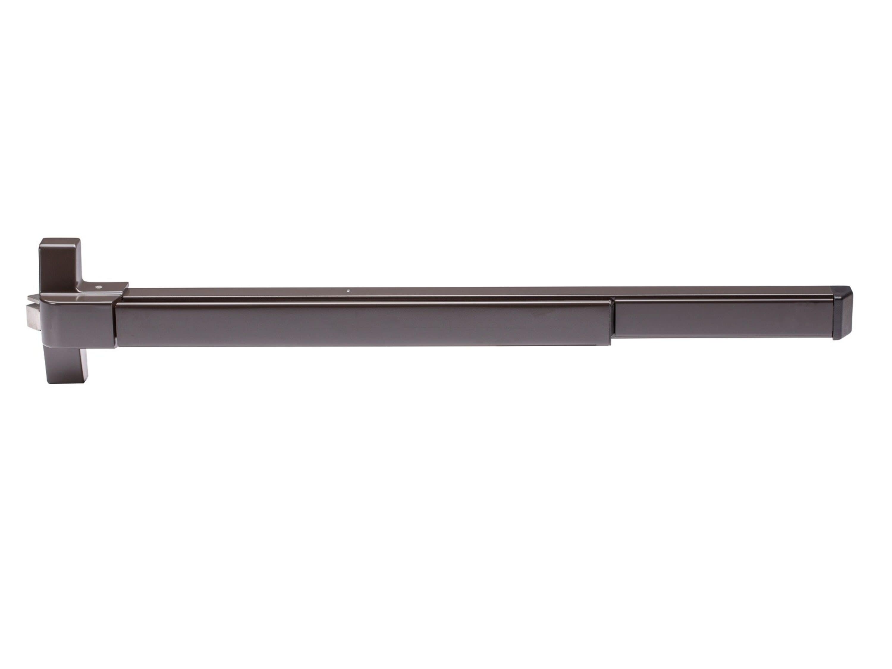 Trans-Atlantic Co Heavy Duty Grade 1 500 Series Fire Rated in Duronodic 36-in Steel Universal reversible Vertical rod exit device