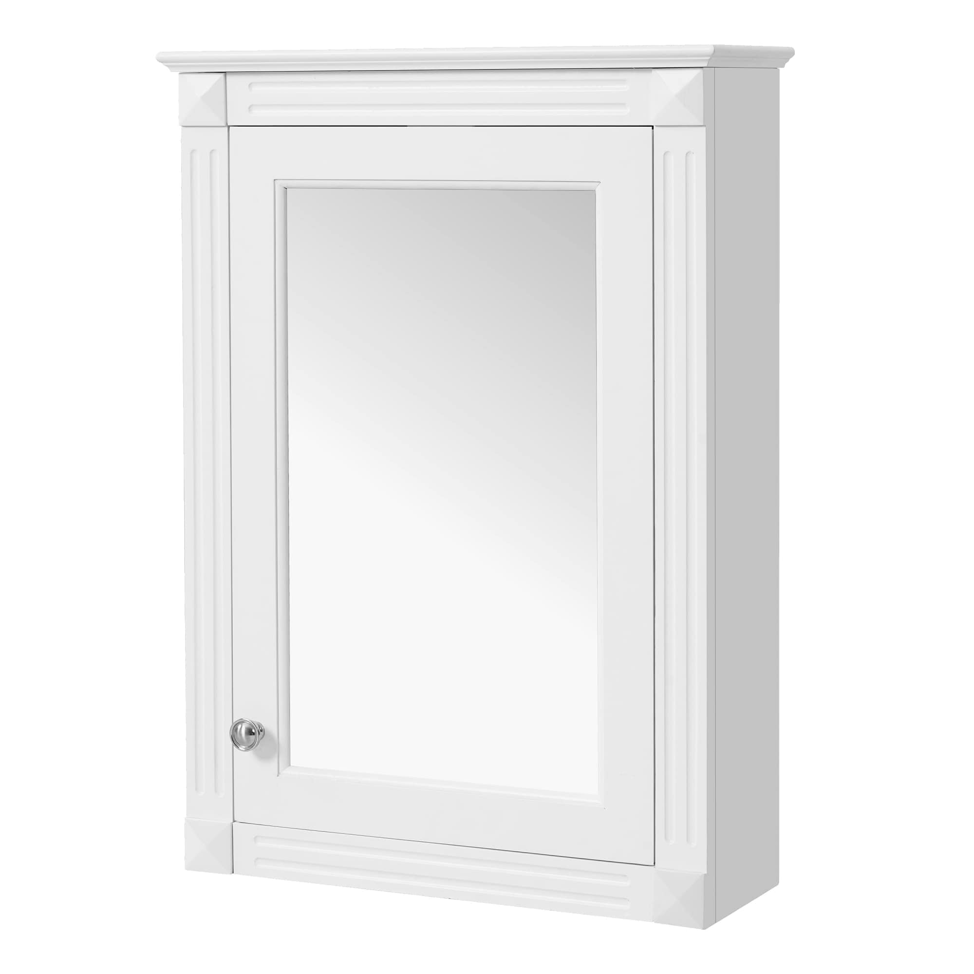 Ama Pear 20 Inch Wall Mounted Mirror Medicine Cabinet Adjustable Shelf Over Toilet Storage