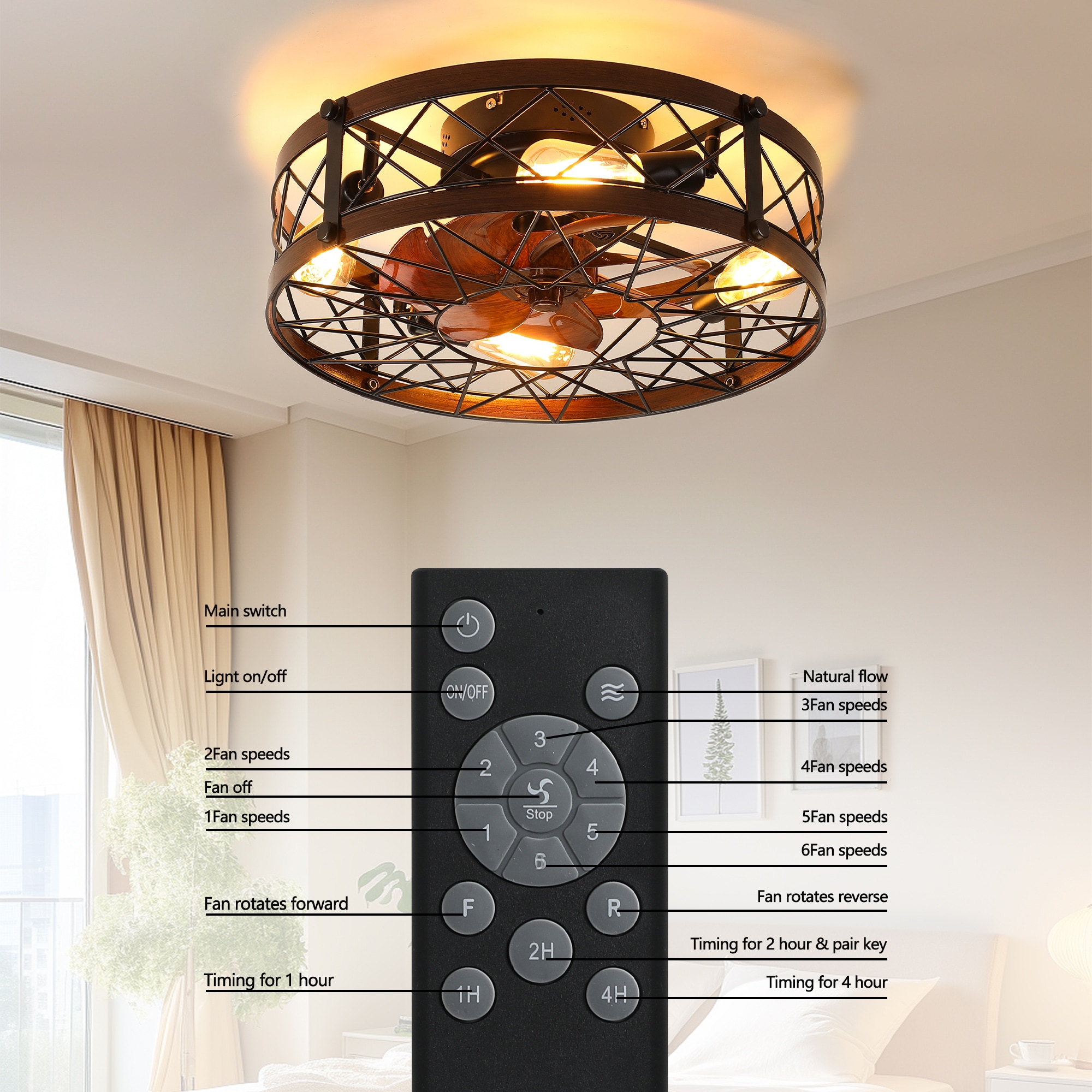 Fun Orange FUNQ3CF03 Ceiling-Fans - View #10