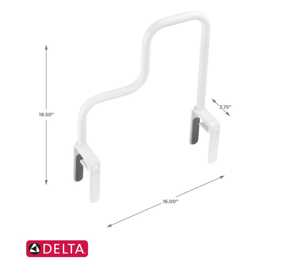 Delta White Tub Grip