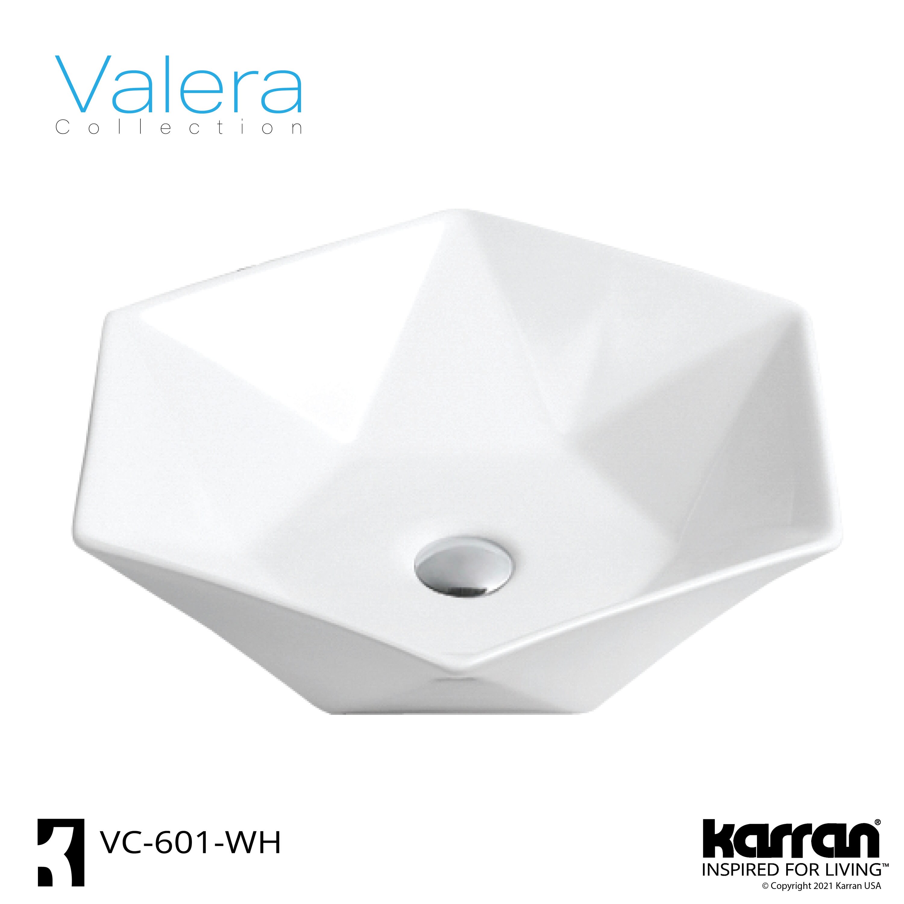 Karran VC-601-WH Bath-Sink - View #2