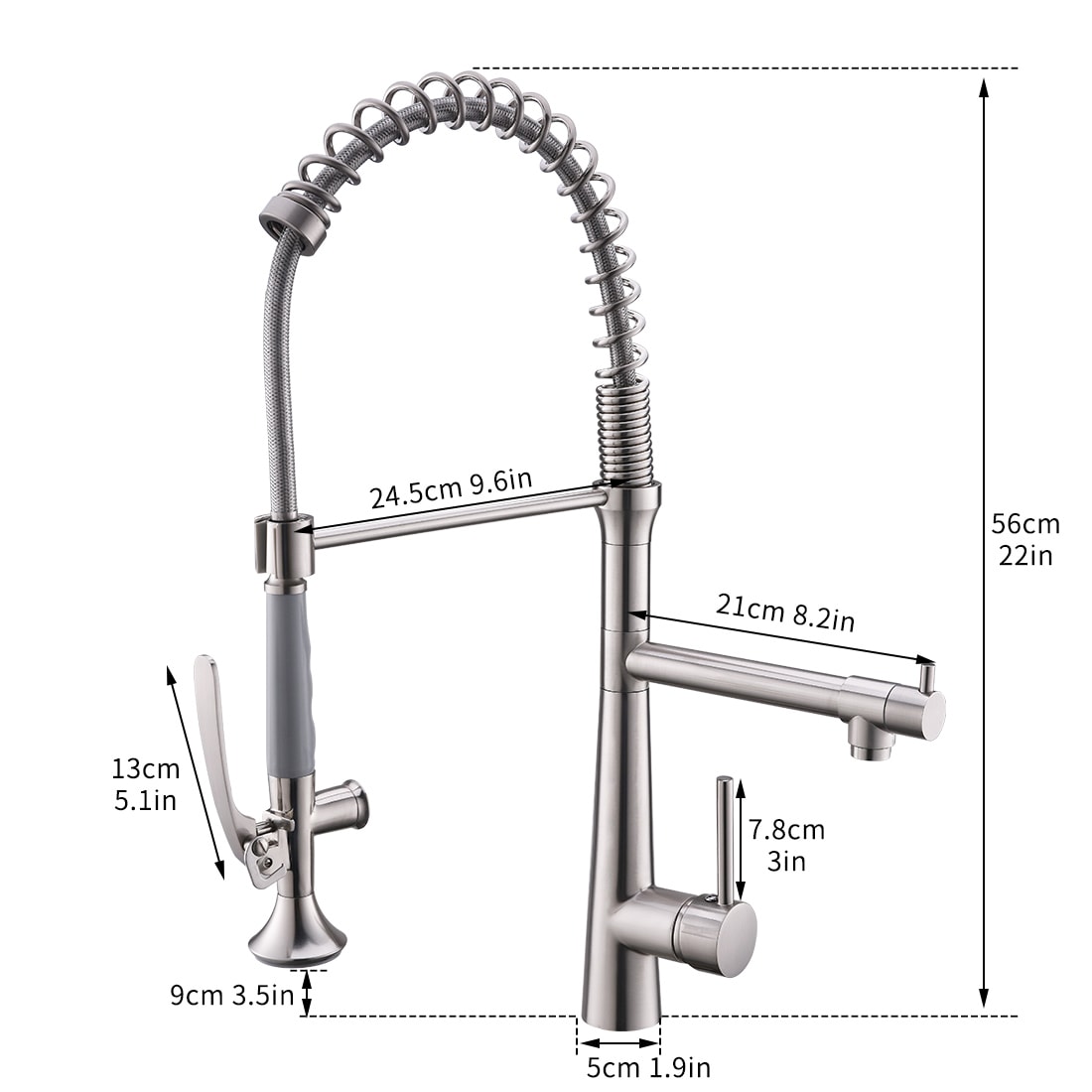 WELLFOR QJ-K-101033N Kitchen-Faucets - View #2