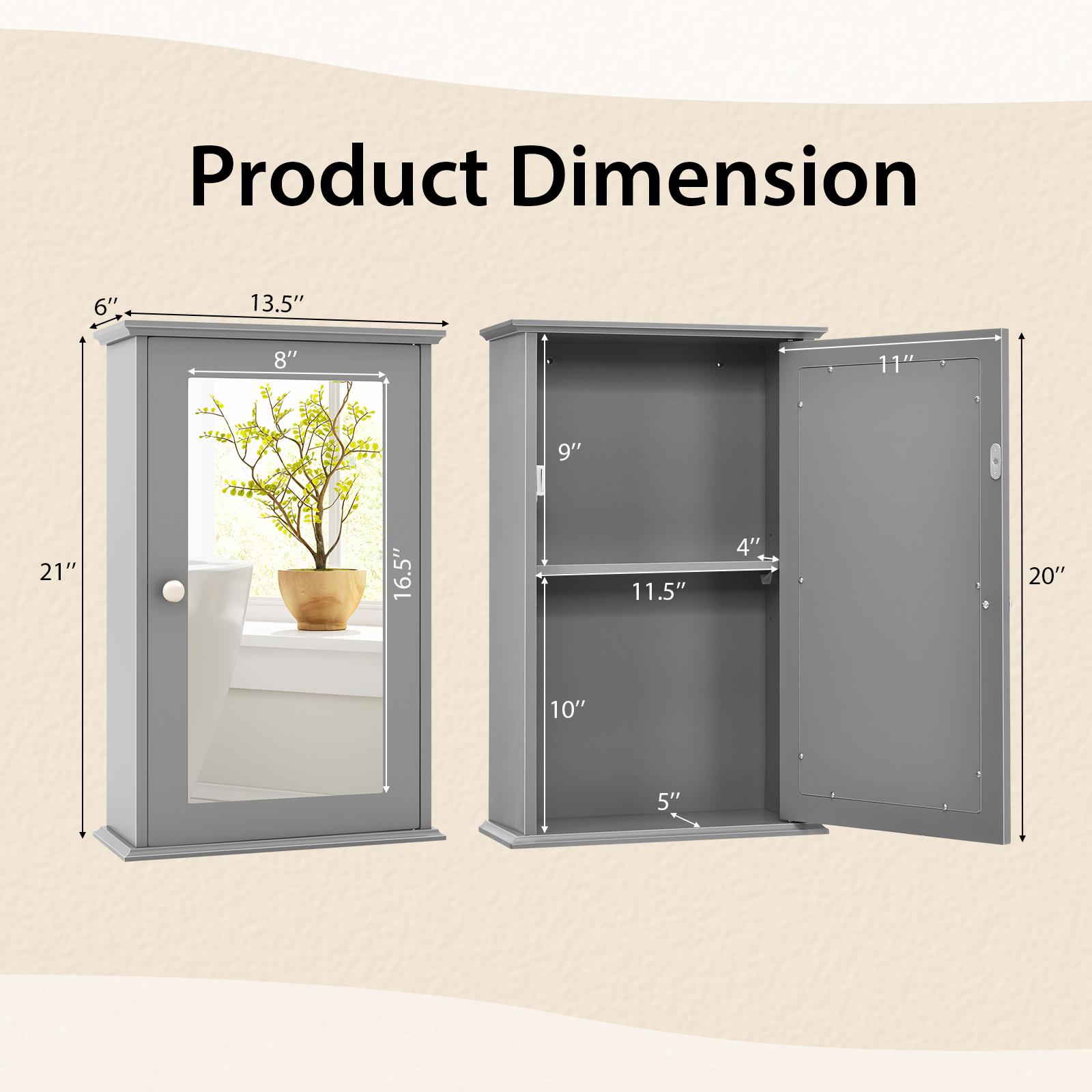 BABOOM BMMP-5846GR Bathroom-Medicine-Cabinets - View #5