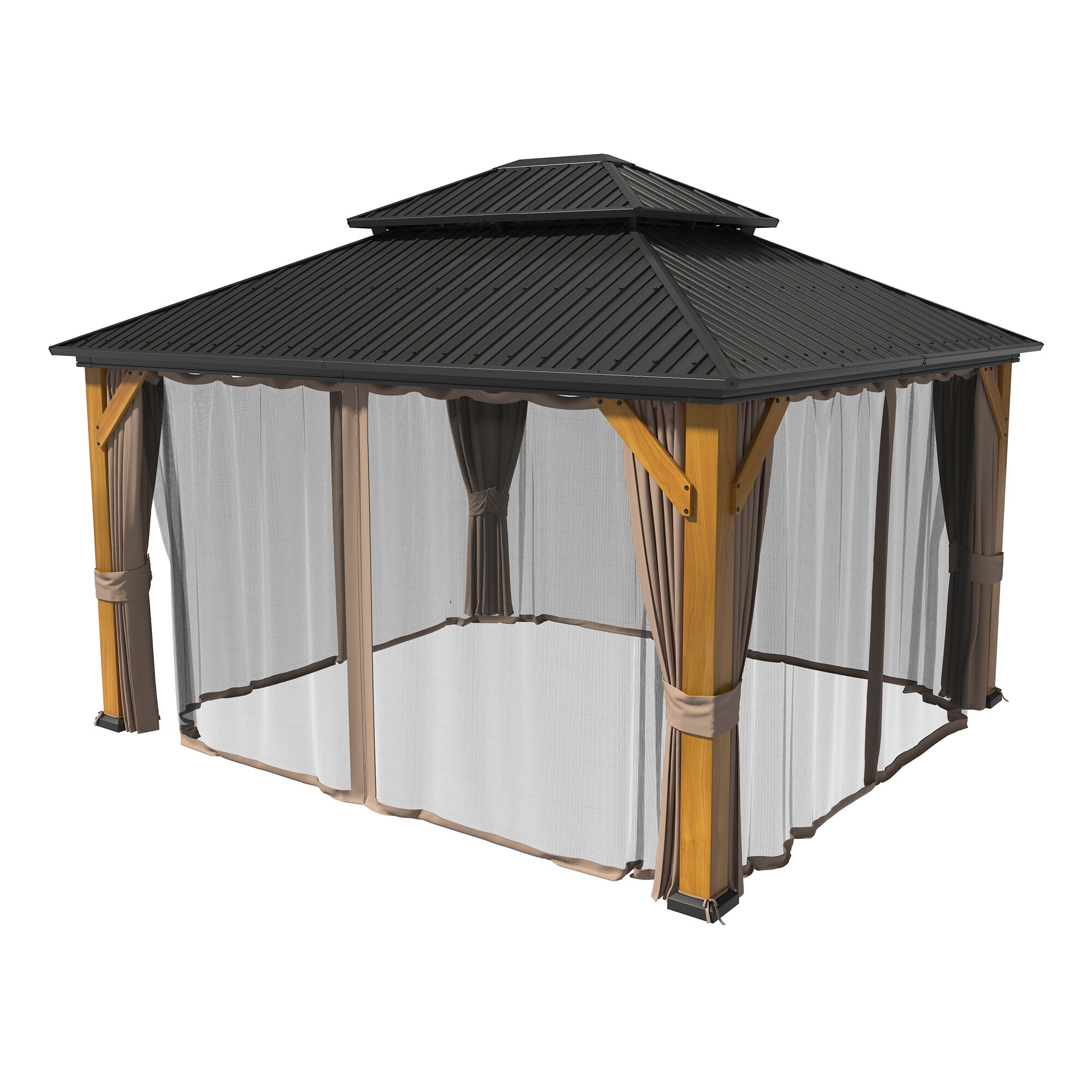 Clihome CL-DOLS018 Wood-Resin-Gazebos - View #5