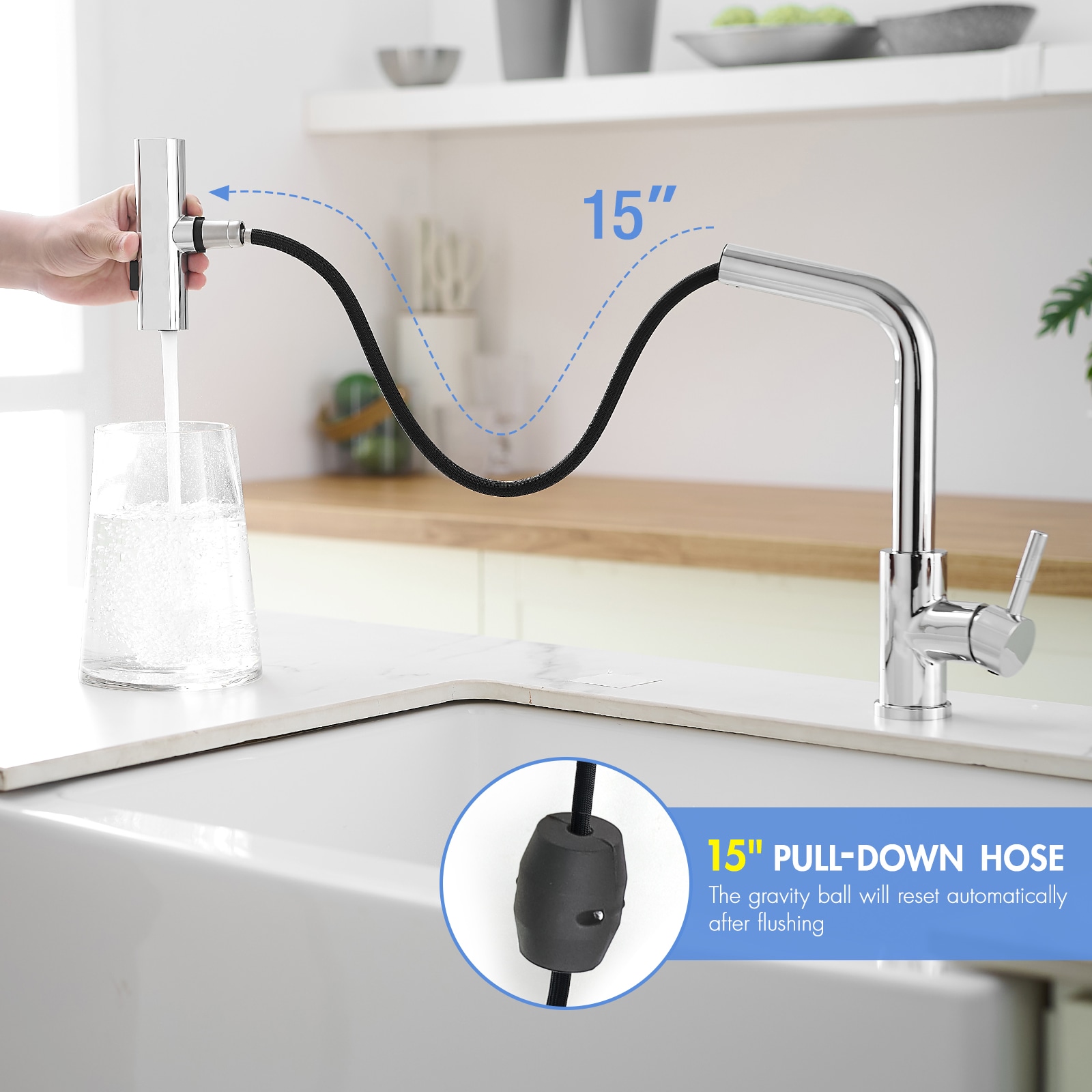 LUXEYARD DS-J-P442868-W1932 Kitchen-Faucets - View #8