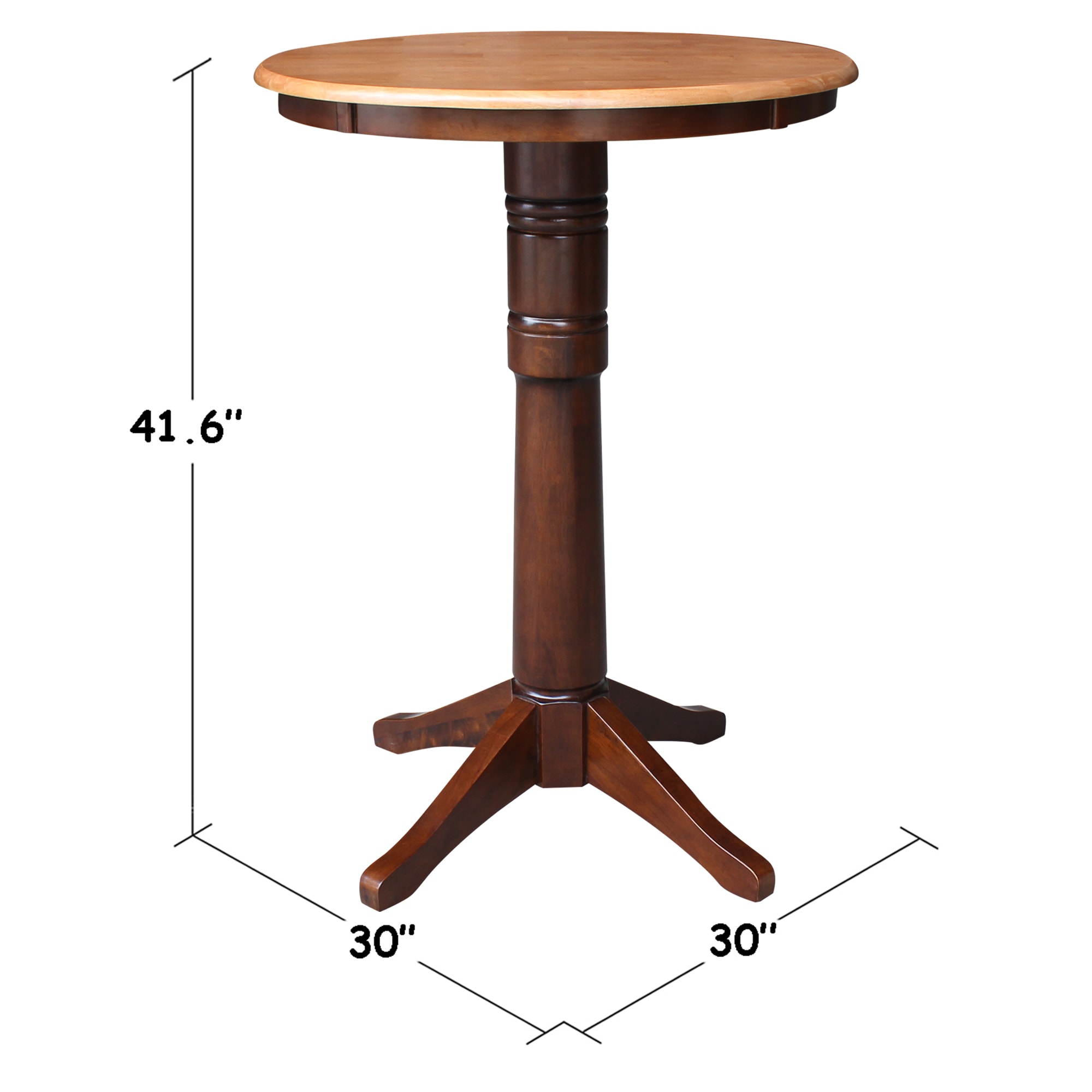 International Concepts K58-30RT-27B-6B-2 Dining-Tables - View #4