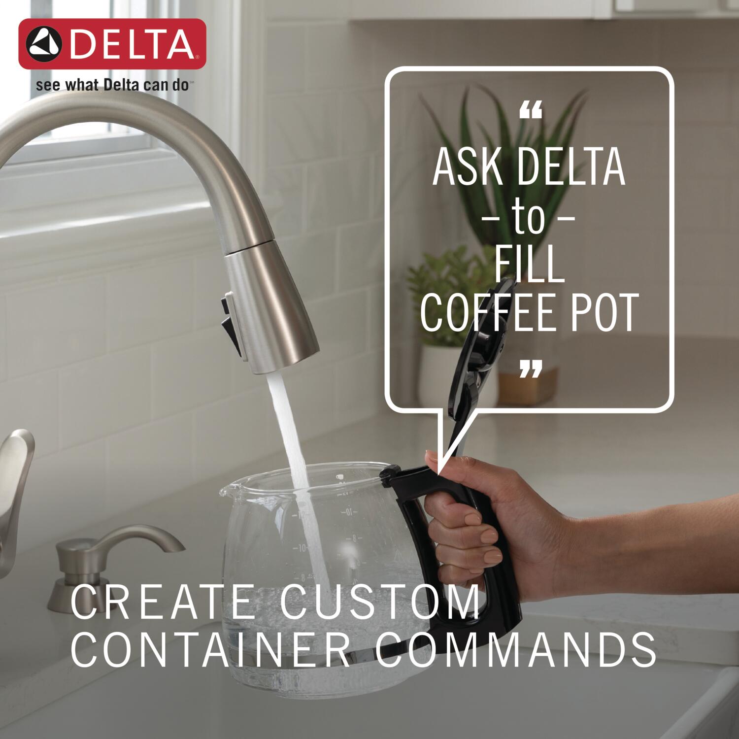 Delta Trinsic VoiceIQ Matte Black Single Handle Pull-down Touchless Kitchen  Faucet with Deck Plate in the Kitchen Faucets department at