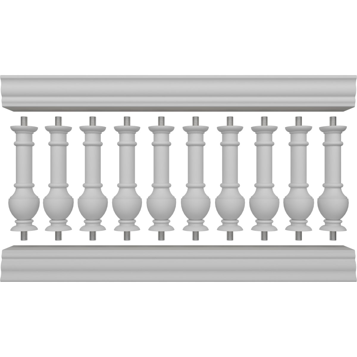 Ekena Millwork BALK32X060YON railings - View #5