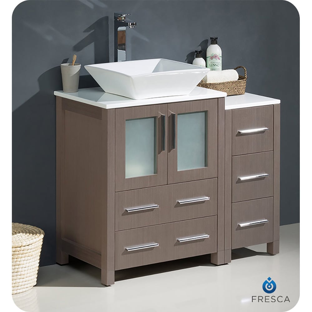 Fresca FCB62-2412GO-CWH-V Bath-Vanity-Combo - View #3