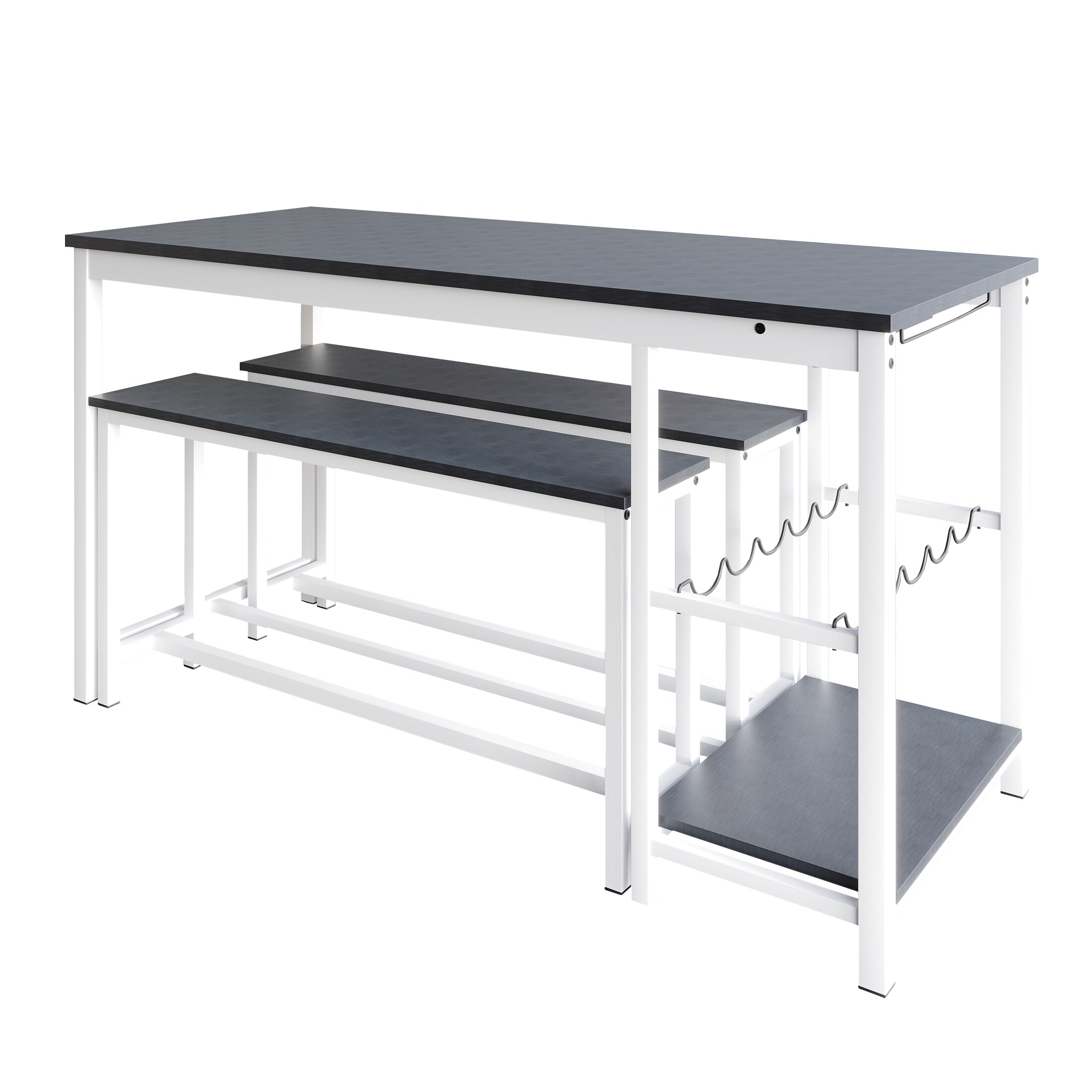 ChaletPosh CM669T54-WT-MT-3X Dining-Sets - View #4