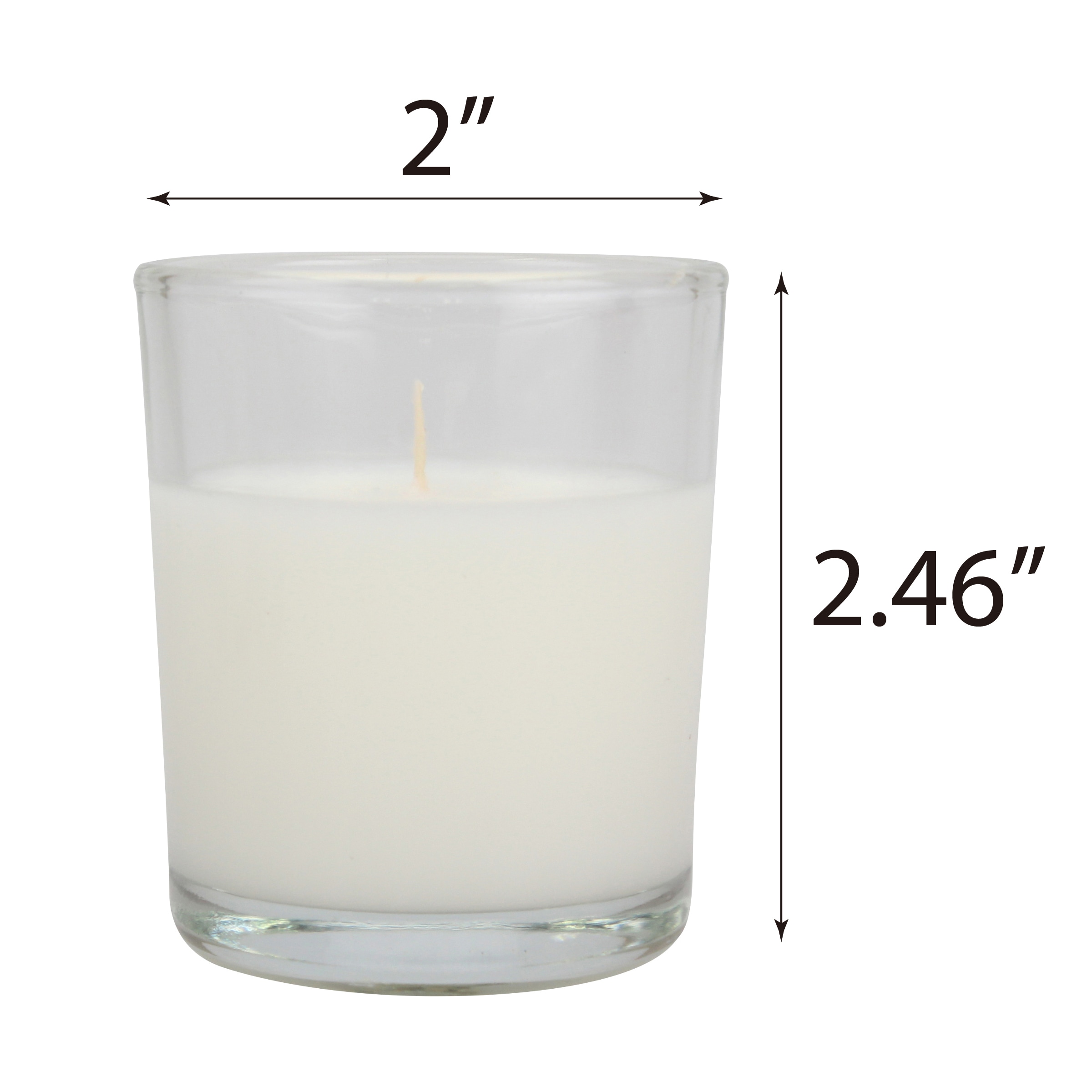 Stonebriar 100-Pack 1-Wick Unscented White Tea Light Candle in the Candles  department at