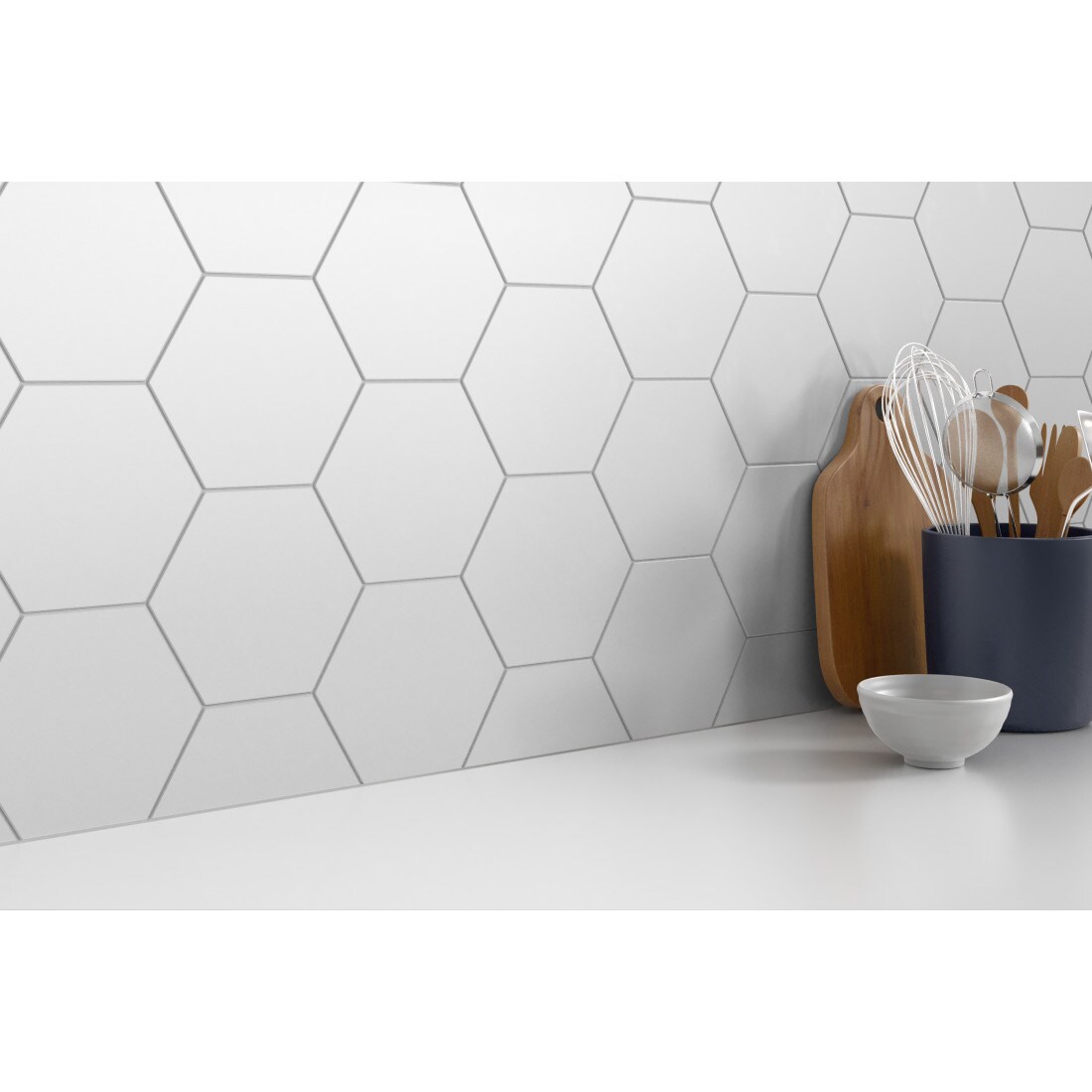 Emser Code 30-Pack White 6-in x 6-in Glazed Ceramic Subway Wall Tile