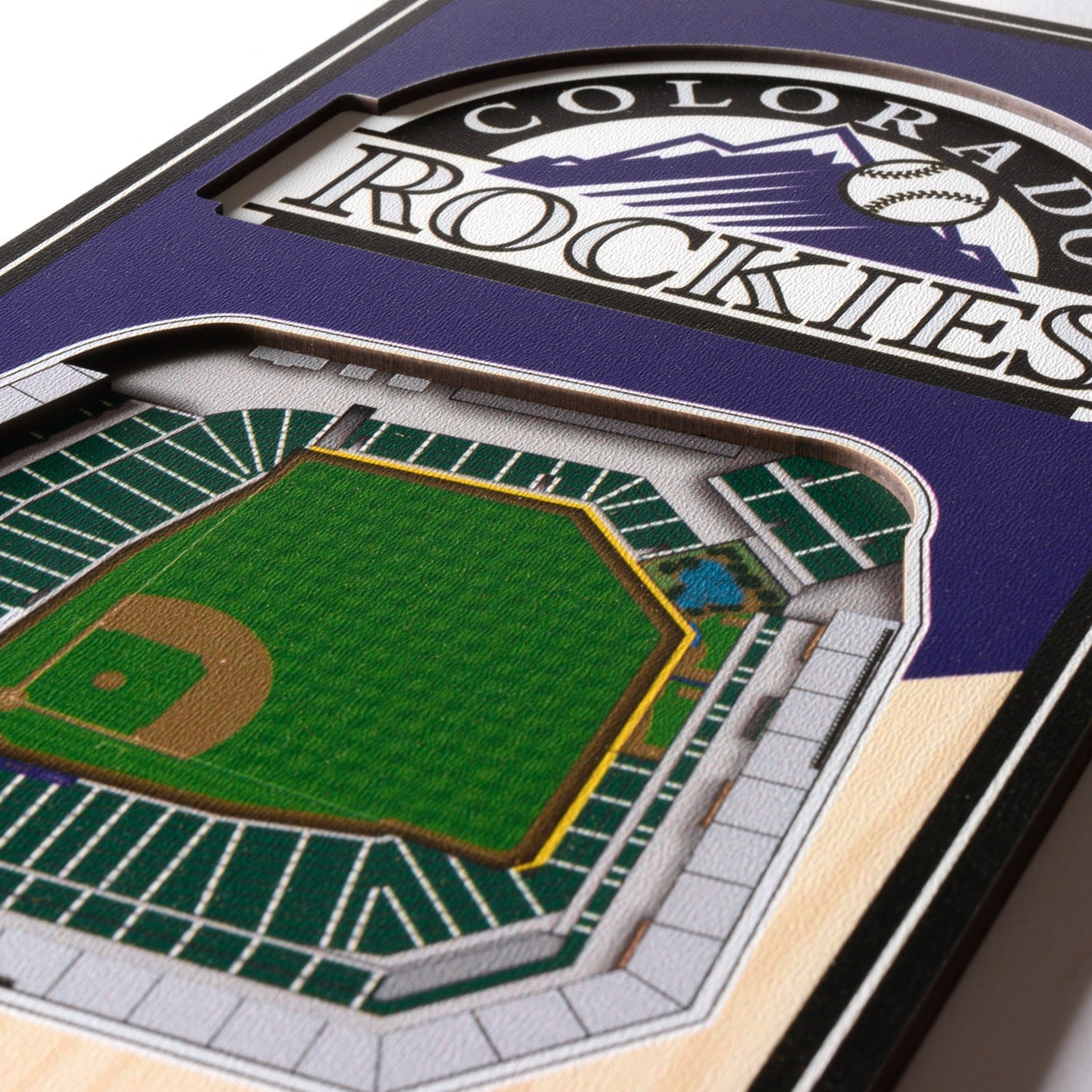 MLB Seattle Mariners 6x19 Stadium 3D View Banner