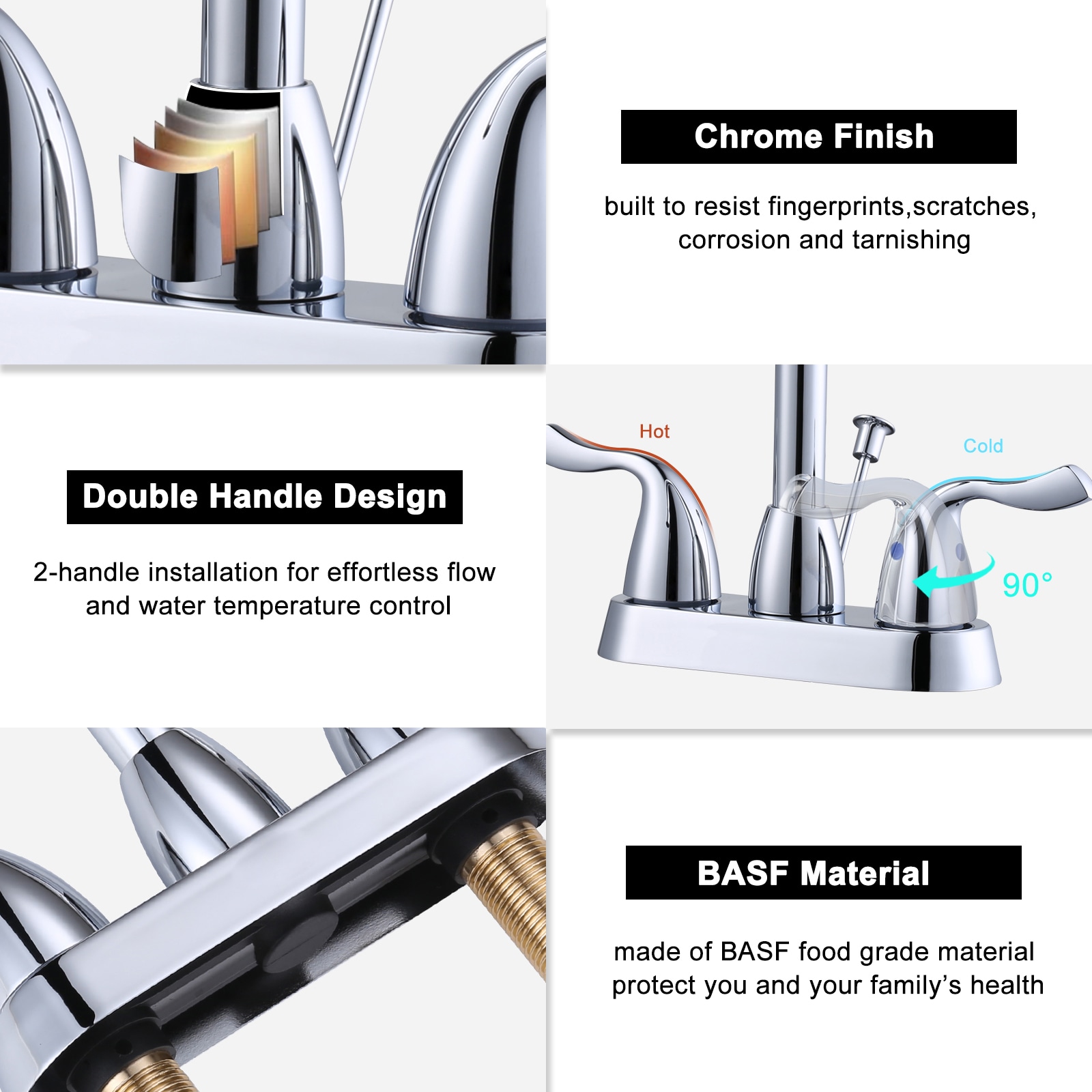 WOWOW 991514C-LW Lavatory-Faucets - View #3