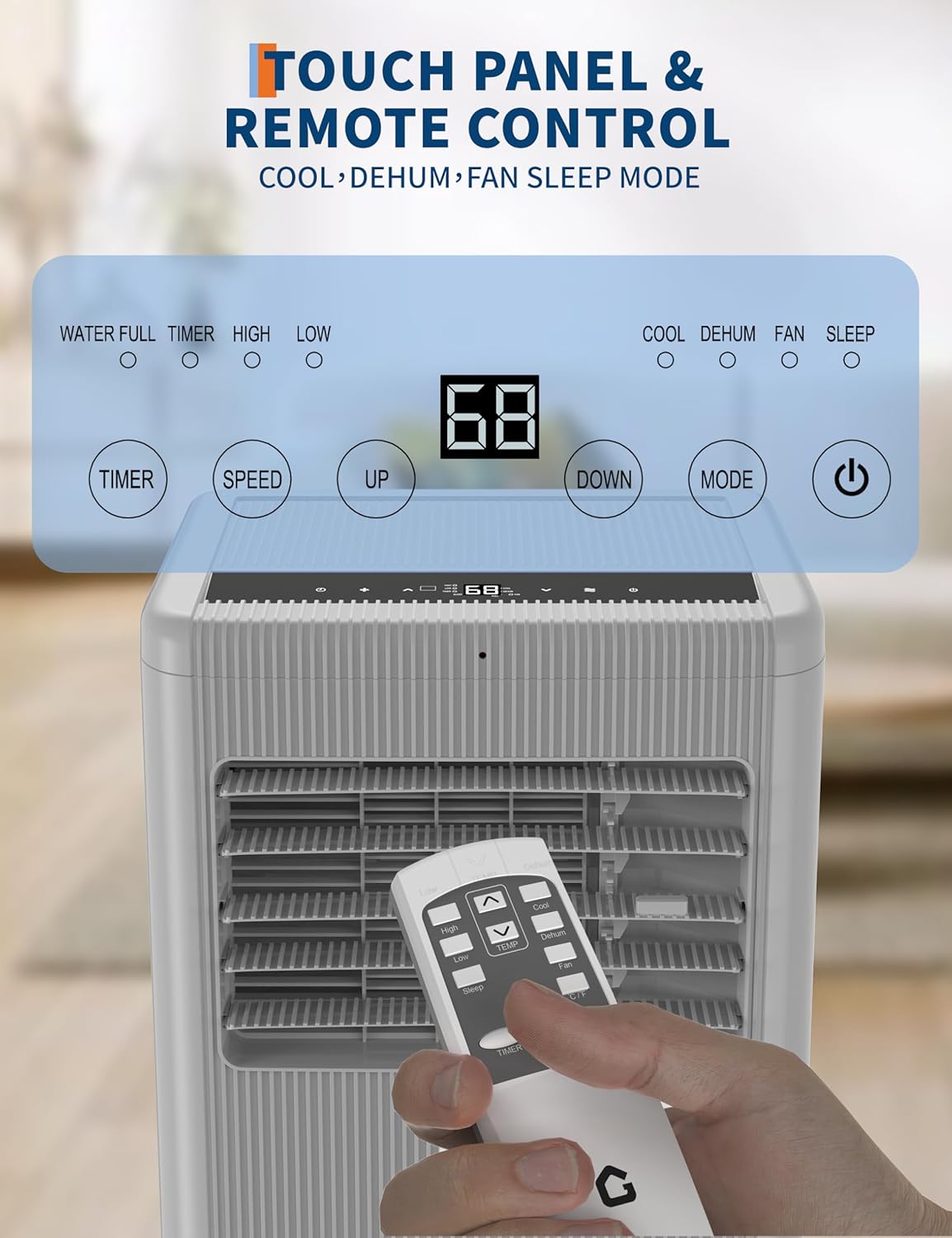Qeetex LSAPHK336TFR8S Portable-Air-Conditioners - View #2