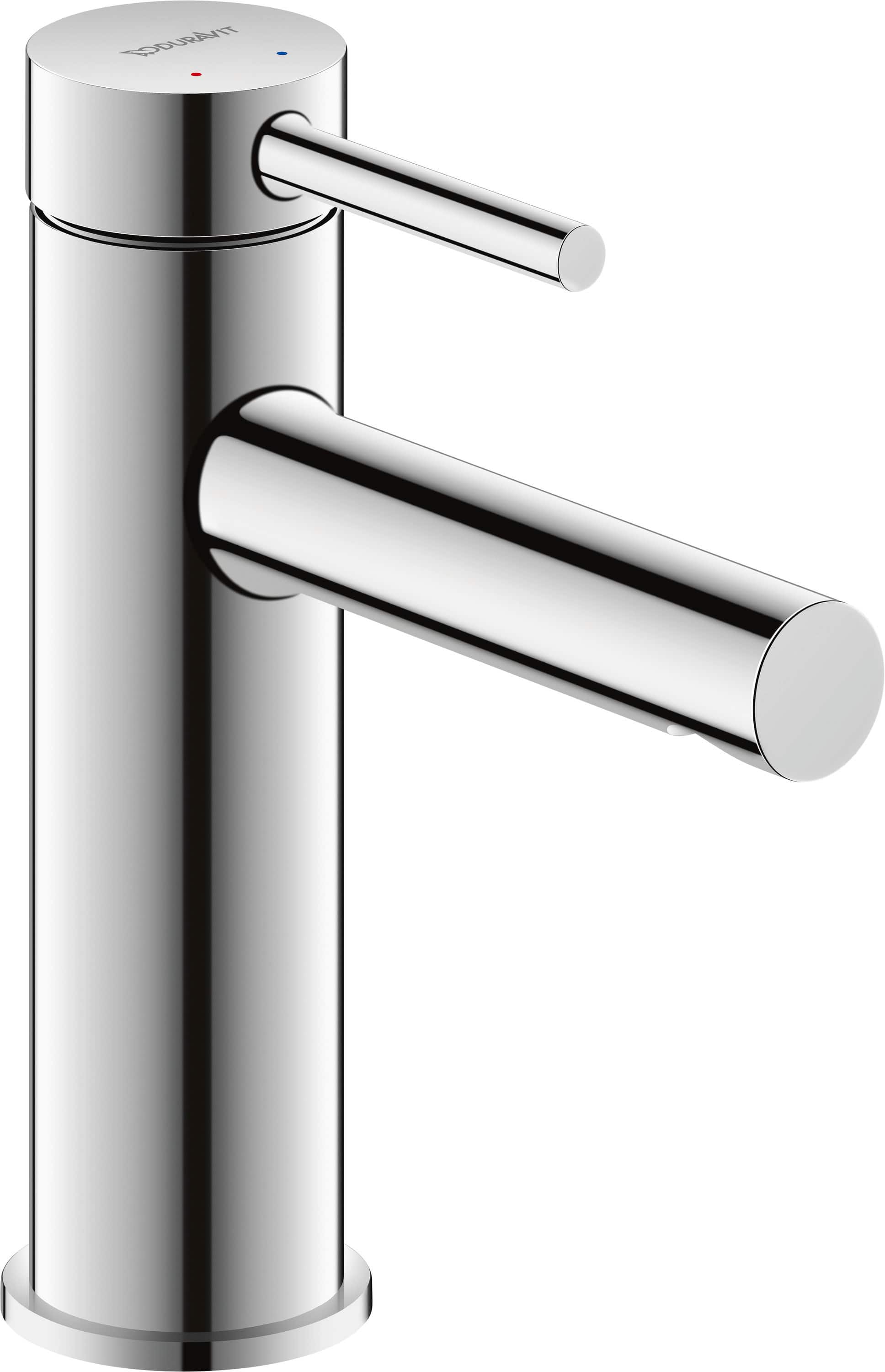 Duravit CE1020001U10 Dura Circle Single Handle Single Hole Bathroom Faucet with Drain Kit Included in Chrome