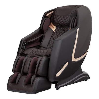 Reclining Massage Chair, Titan Osaki Brown Faux Leather Reclining Massage Chair