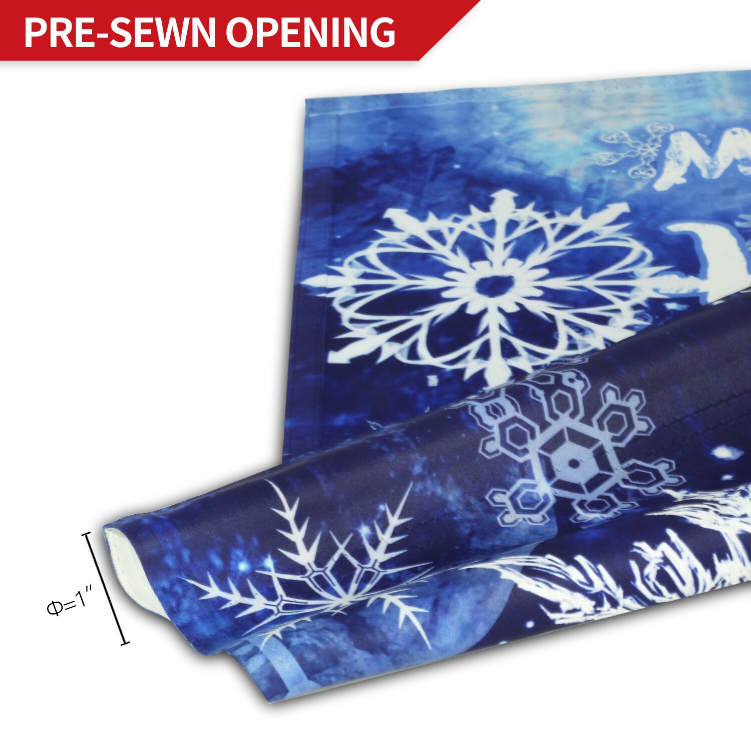 Anley GARDEN.SNOWFLAKE Decorative-Banner-Flags - View #7