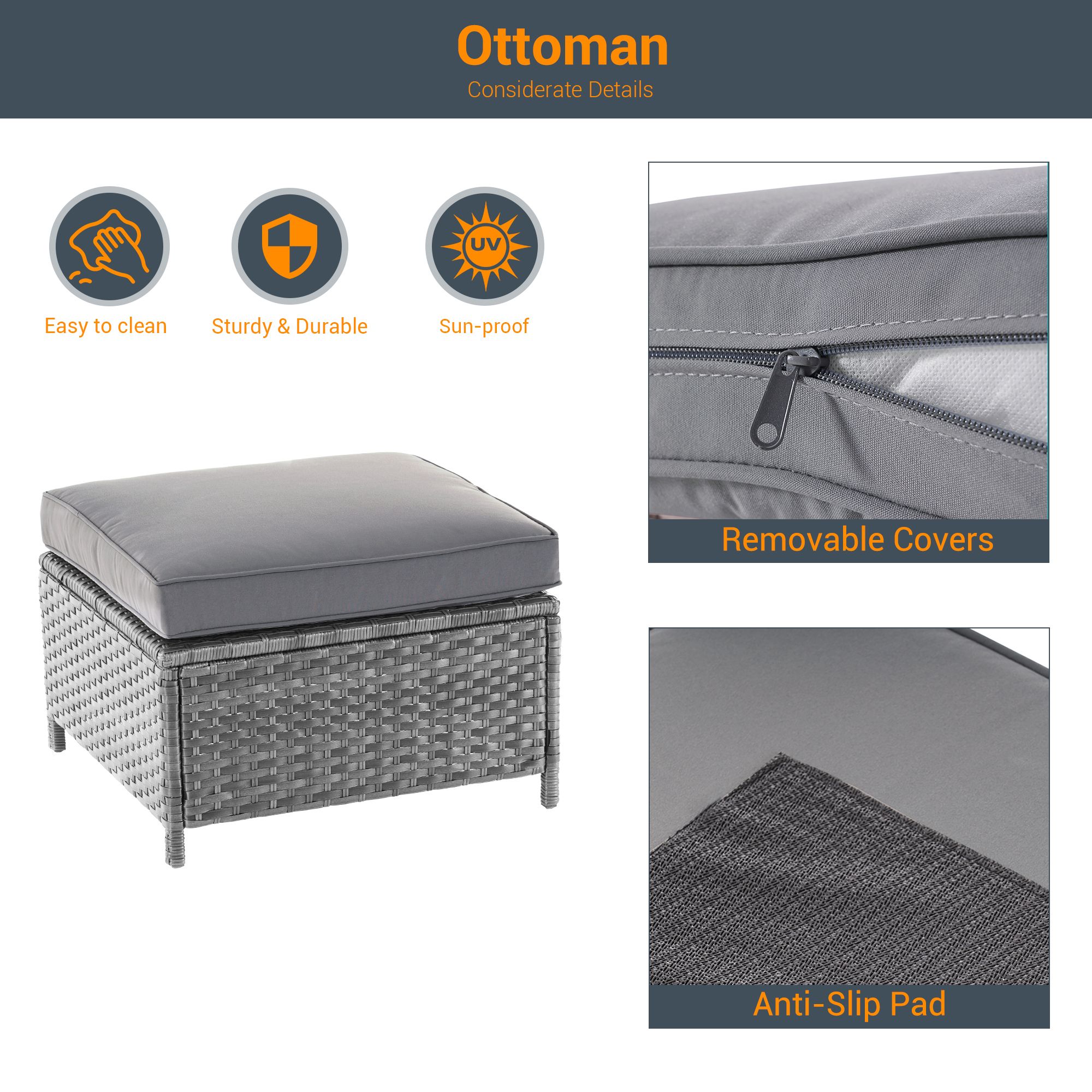 Sonkuki SD-C-HGY-S1 Patio-Conversation-Sets - View #3