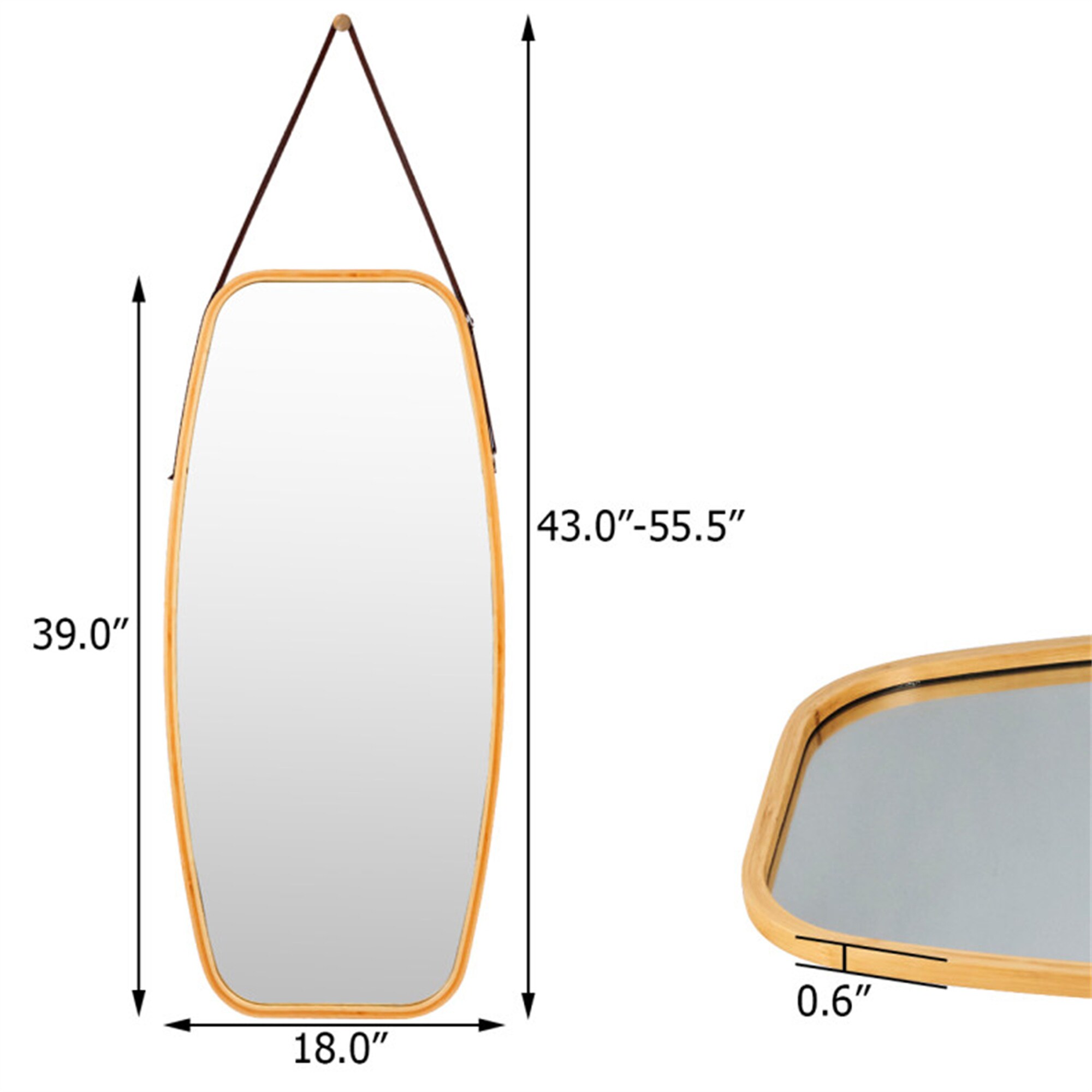 BABOOM BOM-10634NA-CO Framed-Bath-Mirrors - View #3